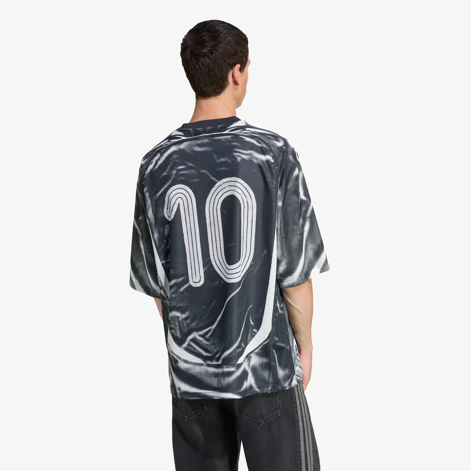 Adidas Originals | ADILENIUM SEASON 4 TEAMGEIST PRINTED JERSEY { BLACK - Image 2