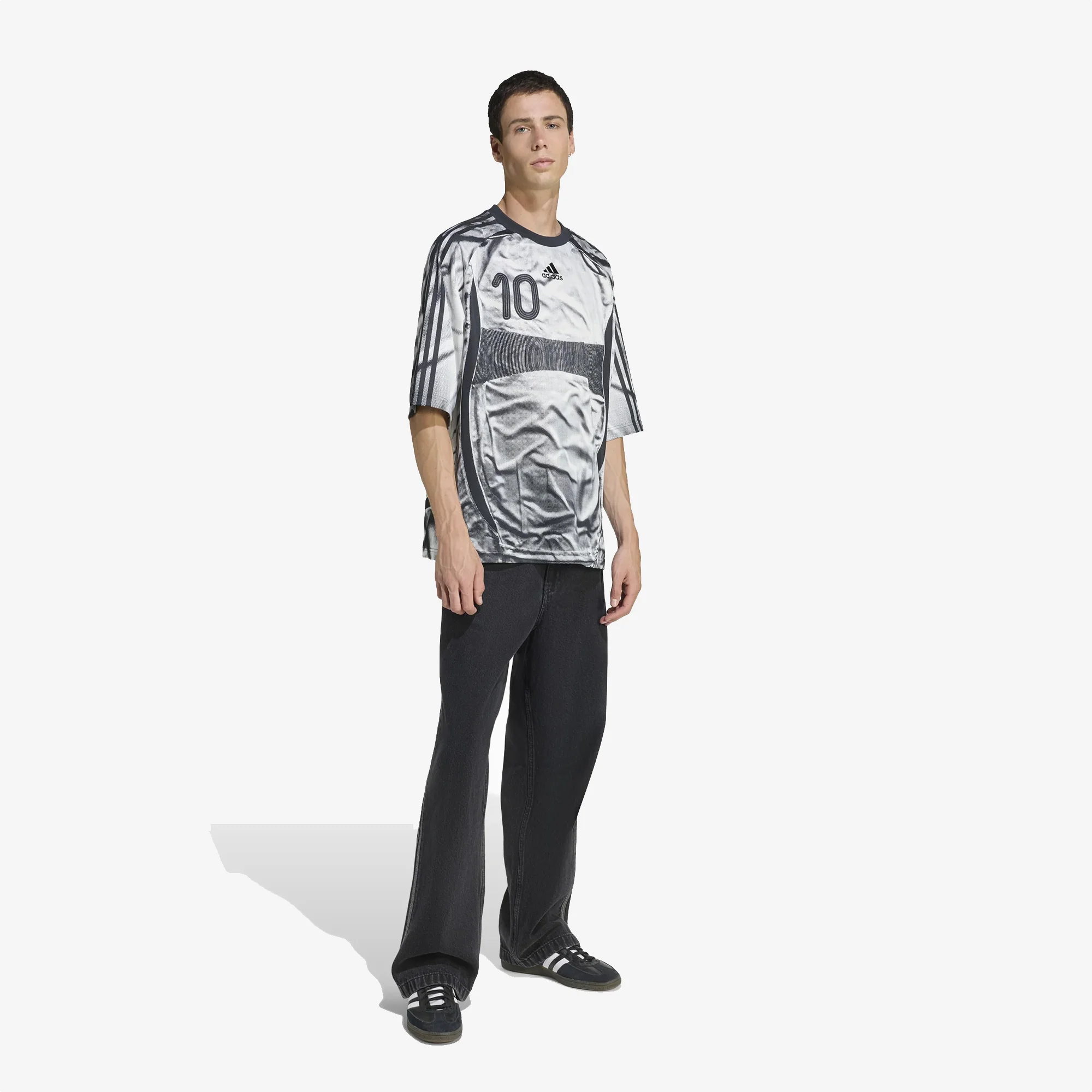 Adidas Originals | ADILENIUM SEASON 4 TEAMGEIST PRINTED JERSEY { WHITE - Image 6