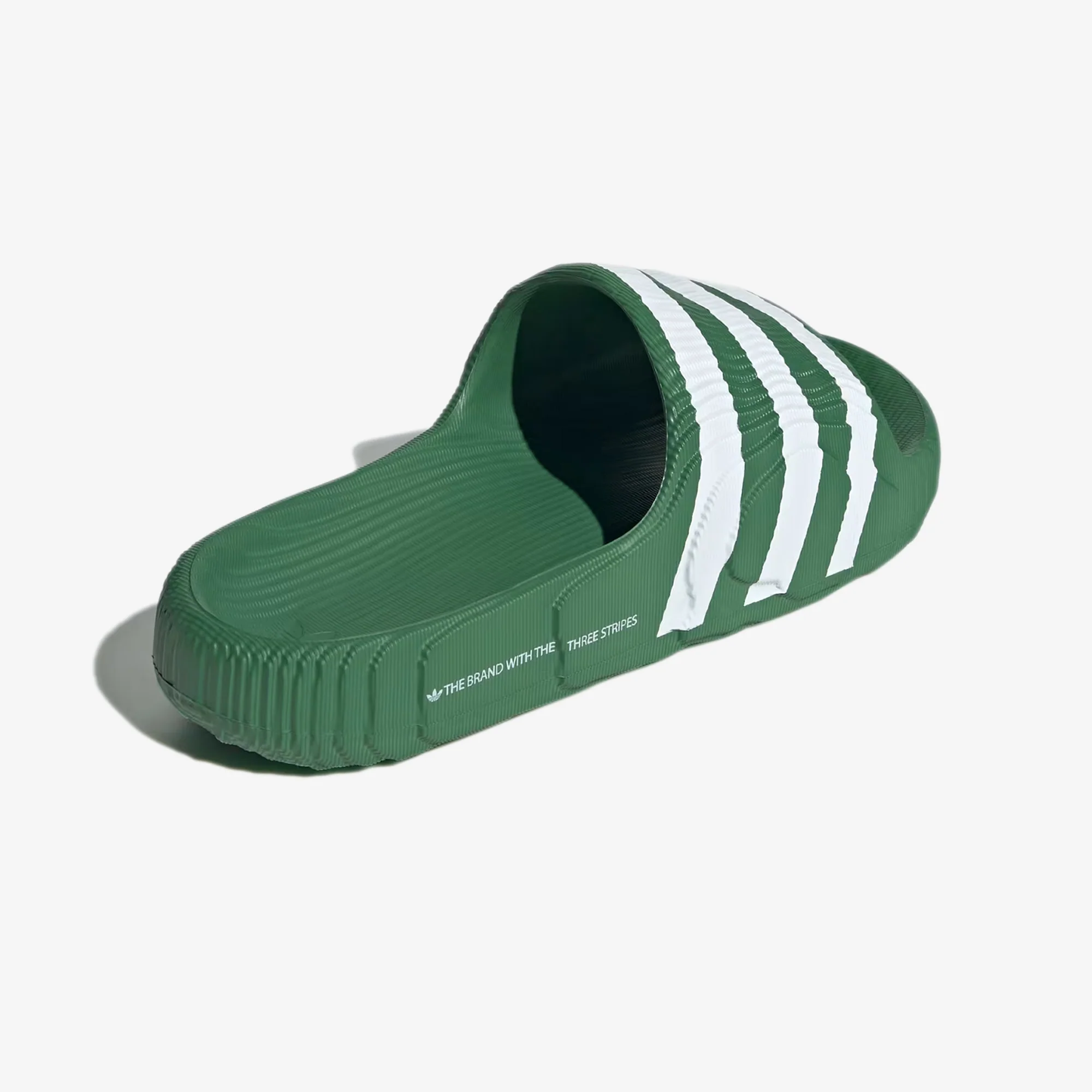 ADIDAS ORIGINALS | ADILETTE 22 { PRELOVED GREEN/CLOUD WITE/CLOUD WHITE - Image 3