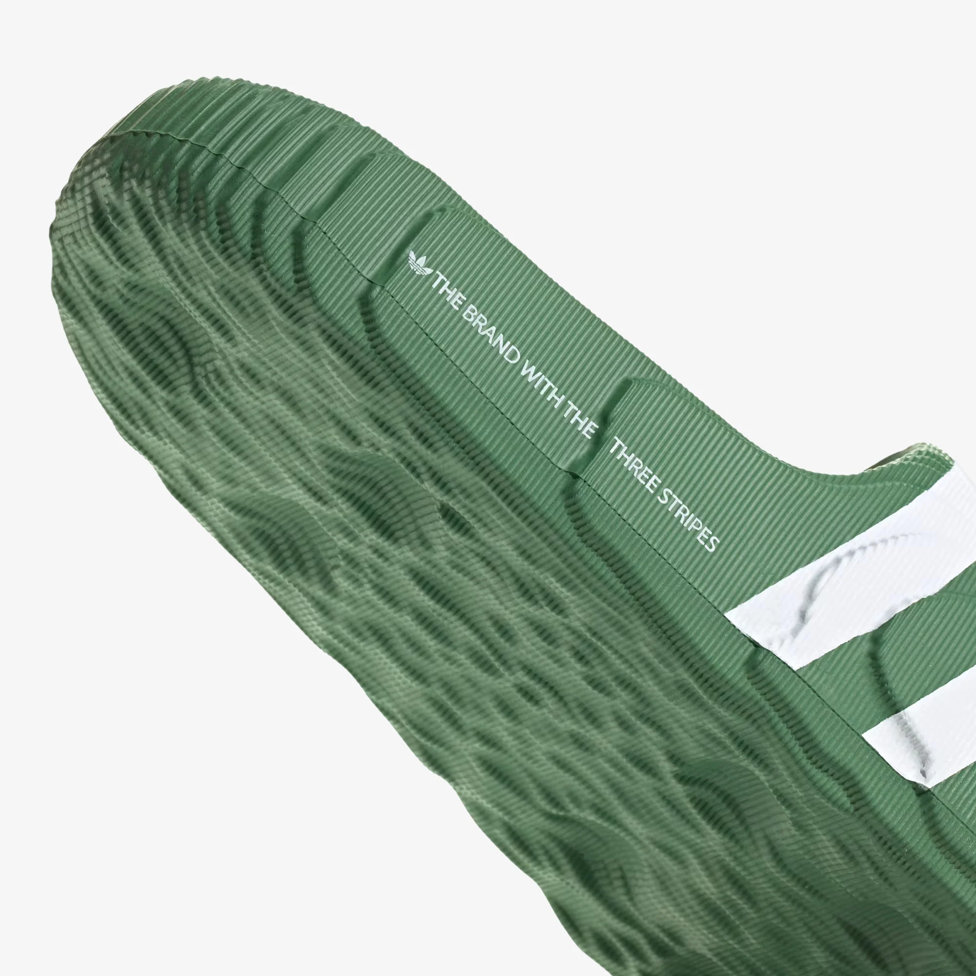 ADIDAS ORIGINALS | ADILETTE 22 { PRELOVED GREEN/CLOUD WITE/CLOUD WHITE - Image 5