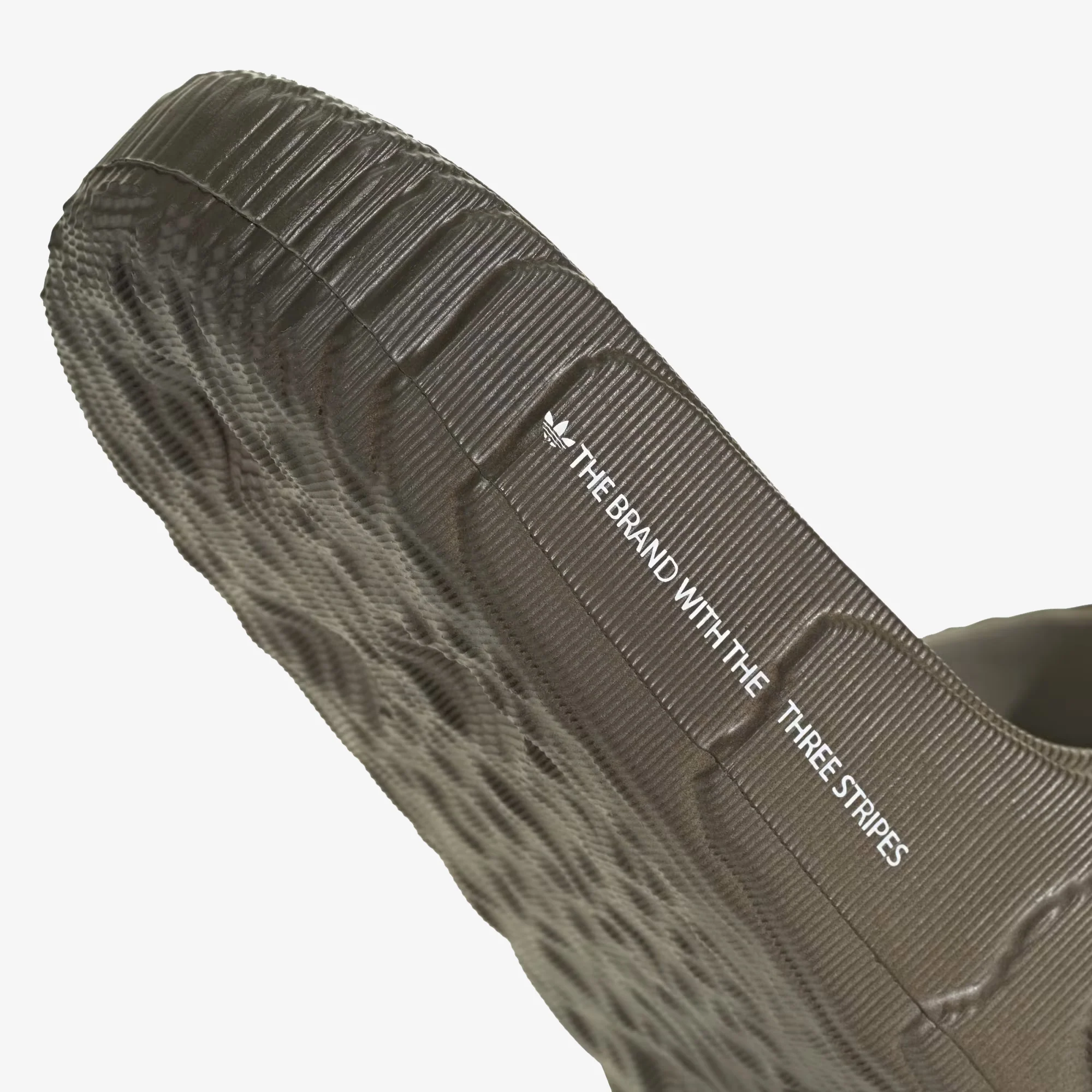 ADIDAS ORIGINALS | ADILETTE 22 SLIDES { SILVER PEBBLE/SHADOW OLIVE/OFF WHITE - Image 6