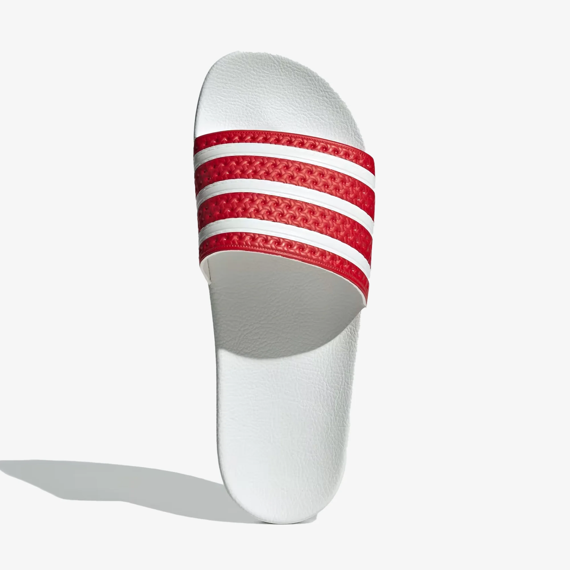 Adidas Originals | ADILETTE { BETTER SCARLET/WHITE - Image 2