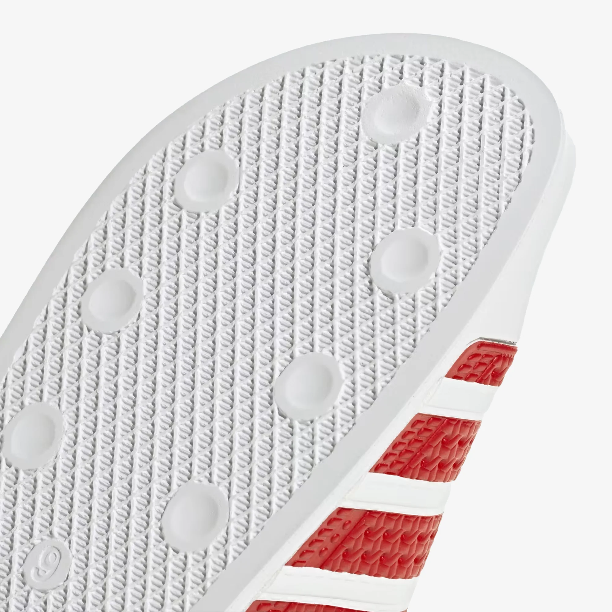 Adidas Originals | ADILETTE { BETTER SCARLET/WHITE - Image 7