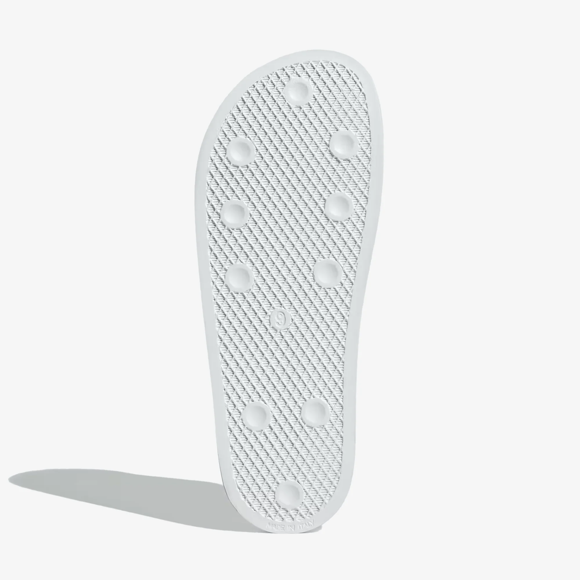 Adidas Originals | ADILETTE { BETTER SCARLET/WHITE - Image 8