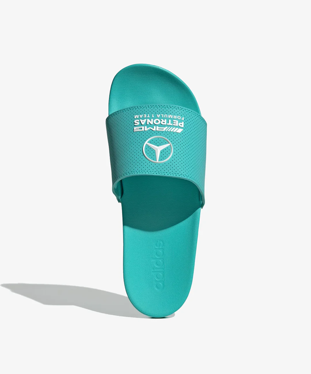 Adidas Originals | ADILETTE COMFORT MER SLIDES { SEMI MINT RUSH/CLOUD WHITE - Image 2