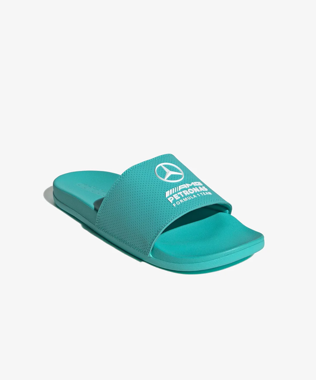 Adidas Originals | ADILETTE COMFORT MER SLIDES { SEMI MINT RUSH/CLOUD WHITE - Image 3