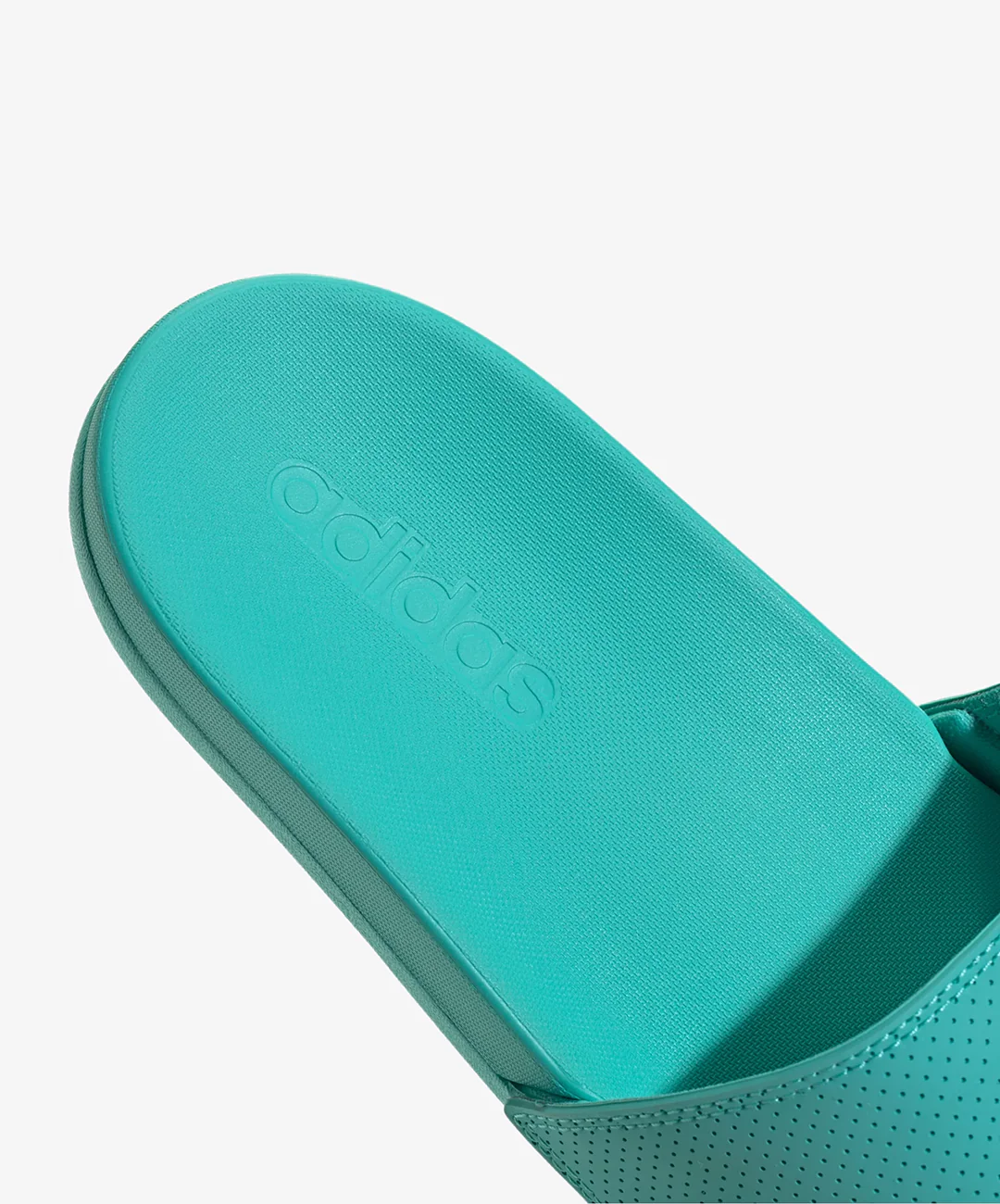 Adidas Originals | ADILETTE COMFORT MER SLIDES { SEMI MINT RUSH/CLOUD WHITE - Image 6