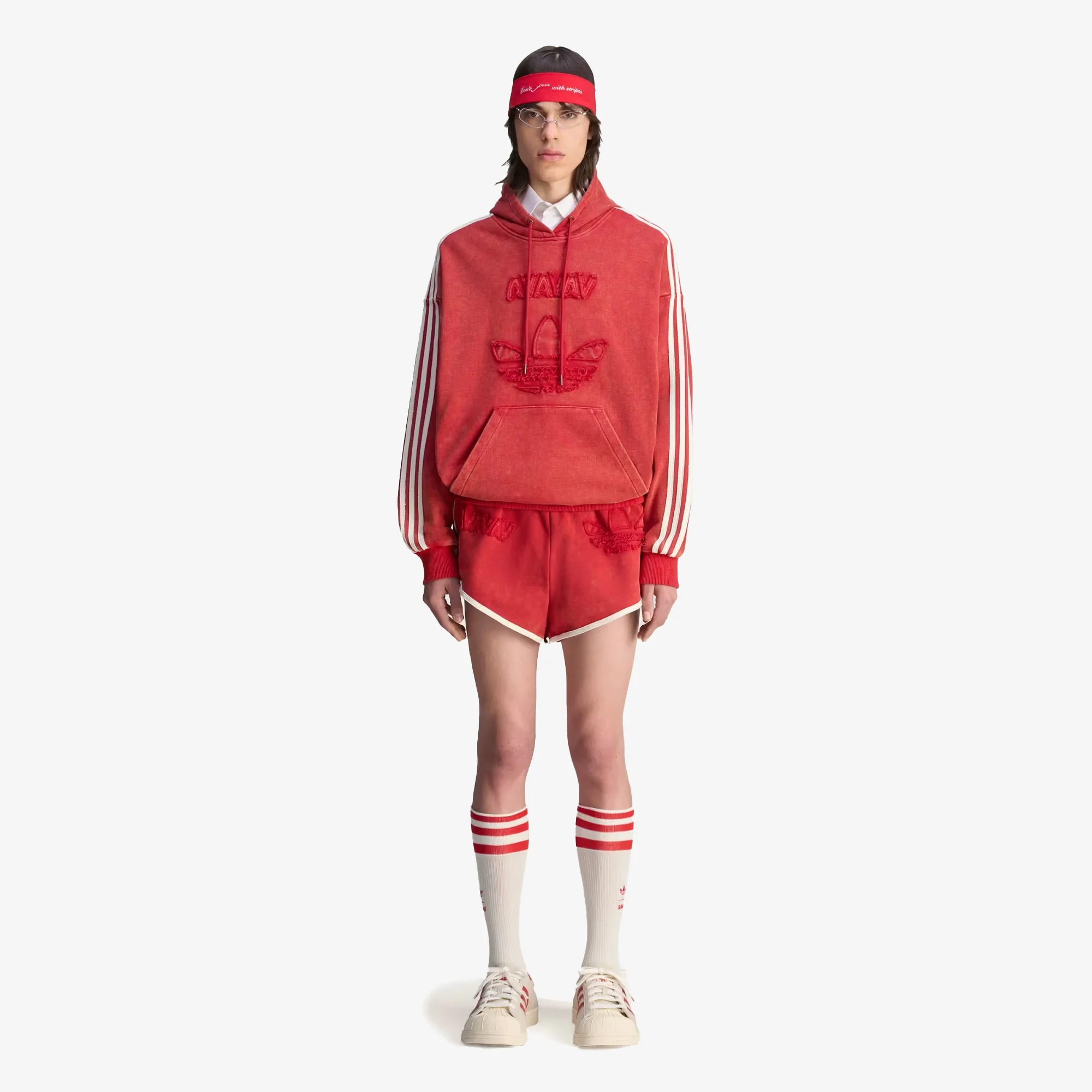 Adidas Originals | AVAVAV BOXING SHORTS { POWER RED - Image 7