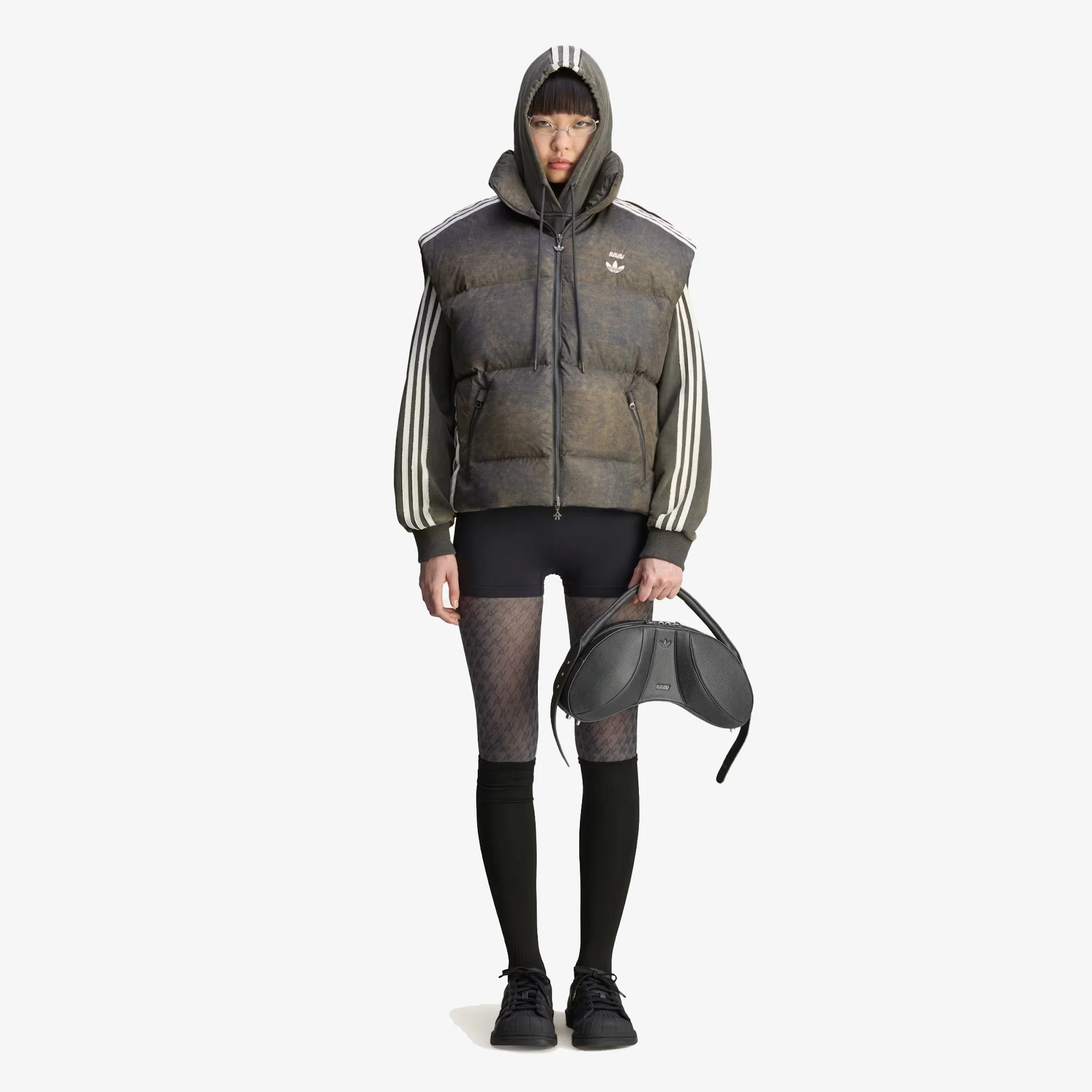 ADIDAS ORIGINALS | AVAVAV SCULPTED HAND BAG { BLACK - Image 6
