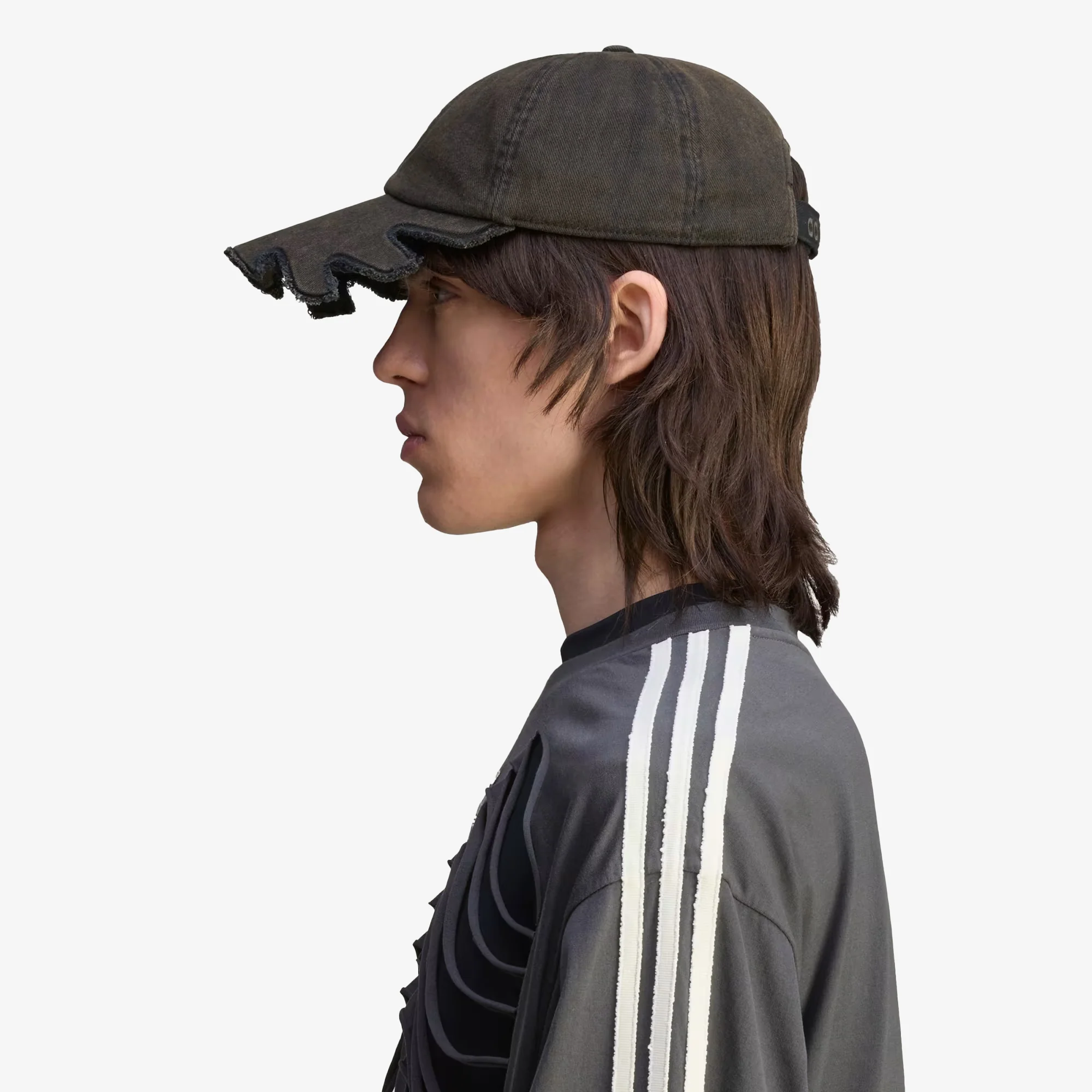 ADIDAS ORIGINALS | AVAVAV SLASHED CAP { BLACK - Image 2