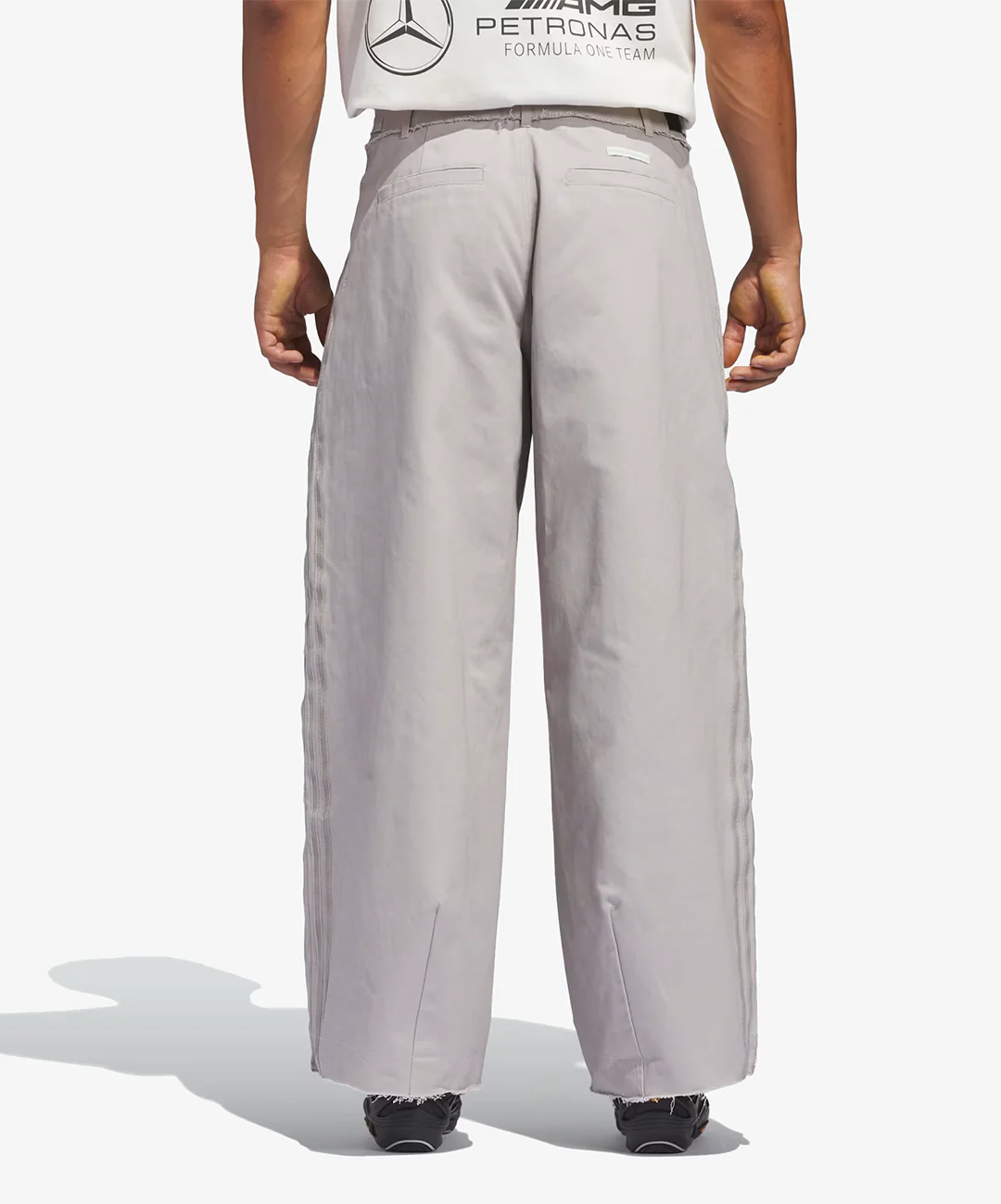 Adidas Originals | BAD BUNNY X MERCEDES - AMG PETRONAS FORMULA ONE TEAM RACE PANT { CLEAR GRANITE - Image 2