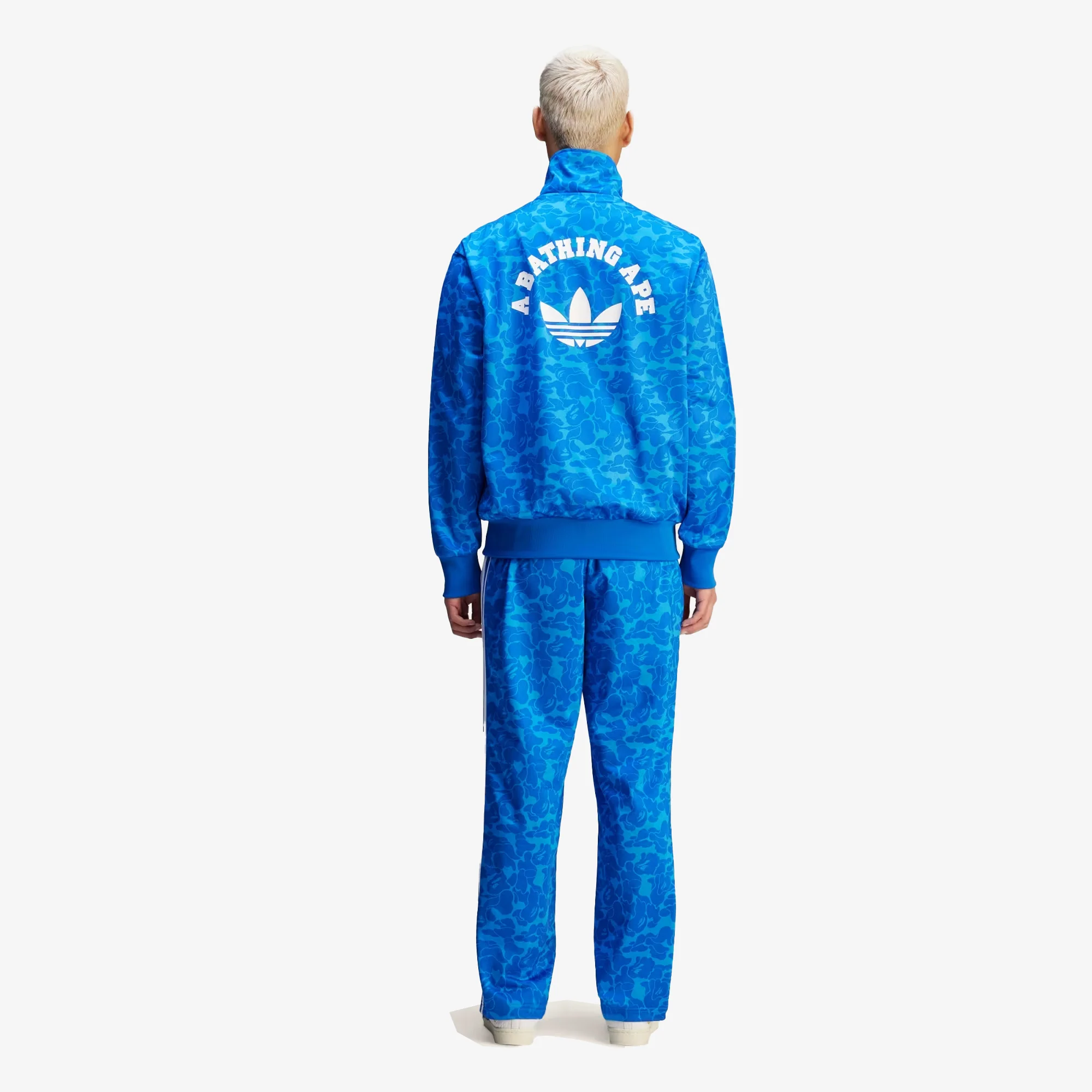Adidas Originals | BAPE FIREBIRD TRACK PANTS { BLUE - Image 5