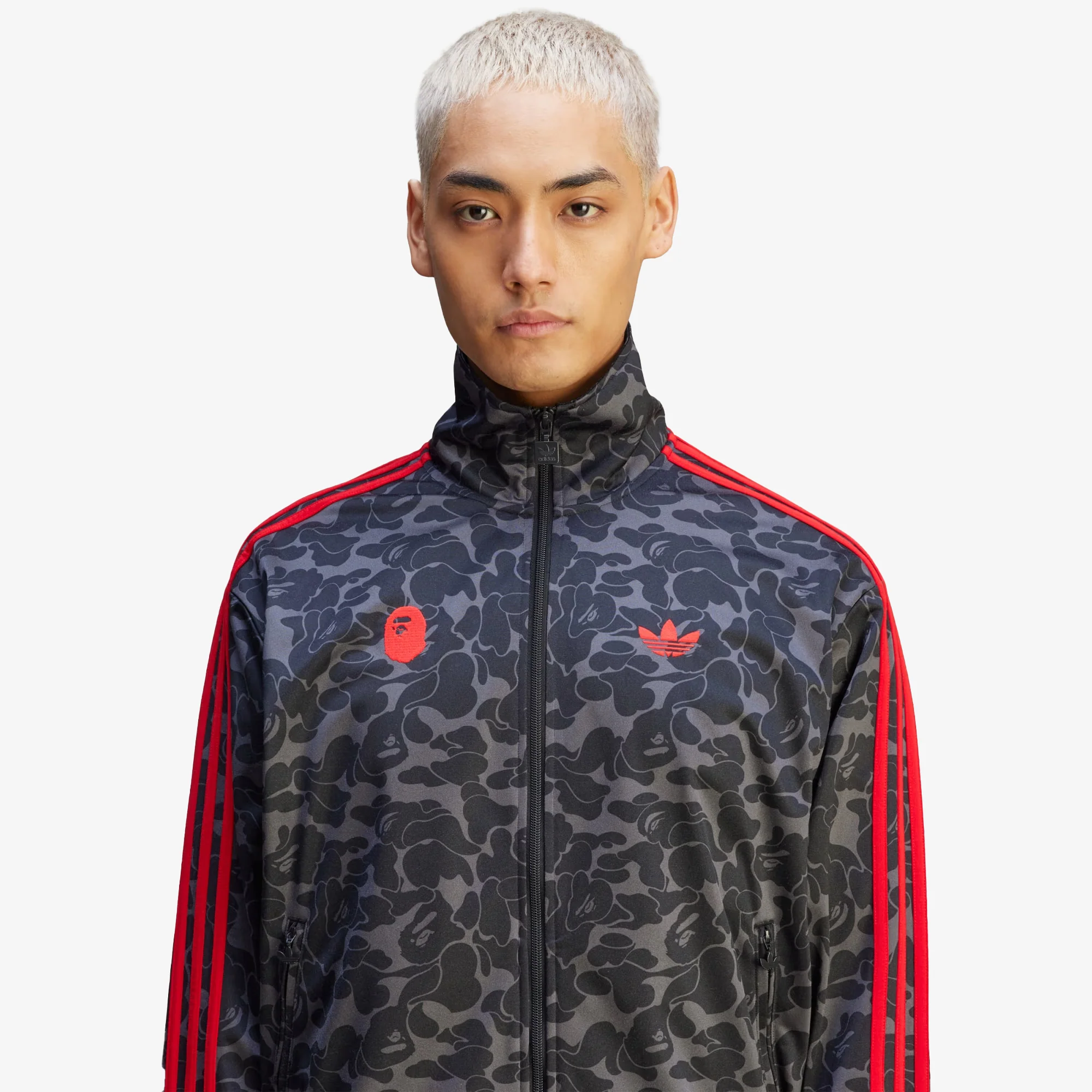 ADIDAS ORIGINALS | BAPE FIREBIRD TRACK TOP { BLACK - Image 2