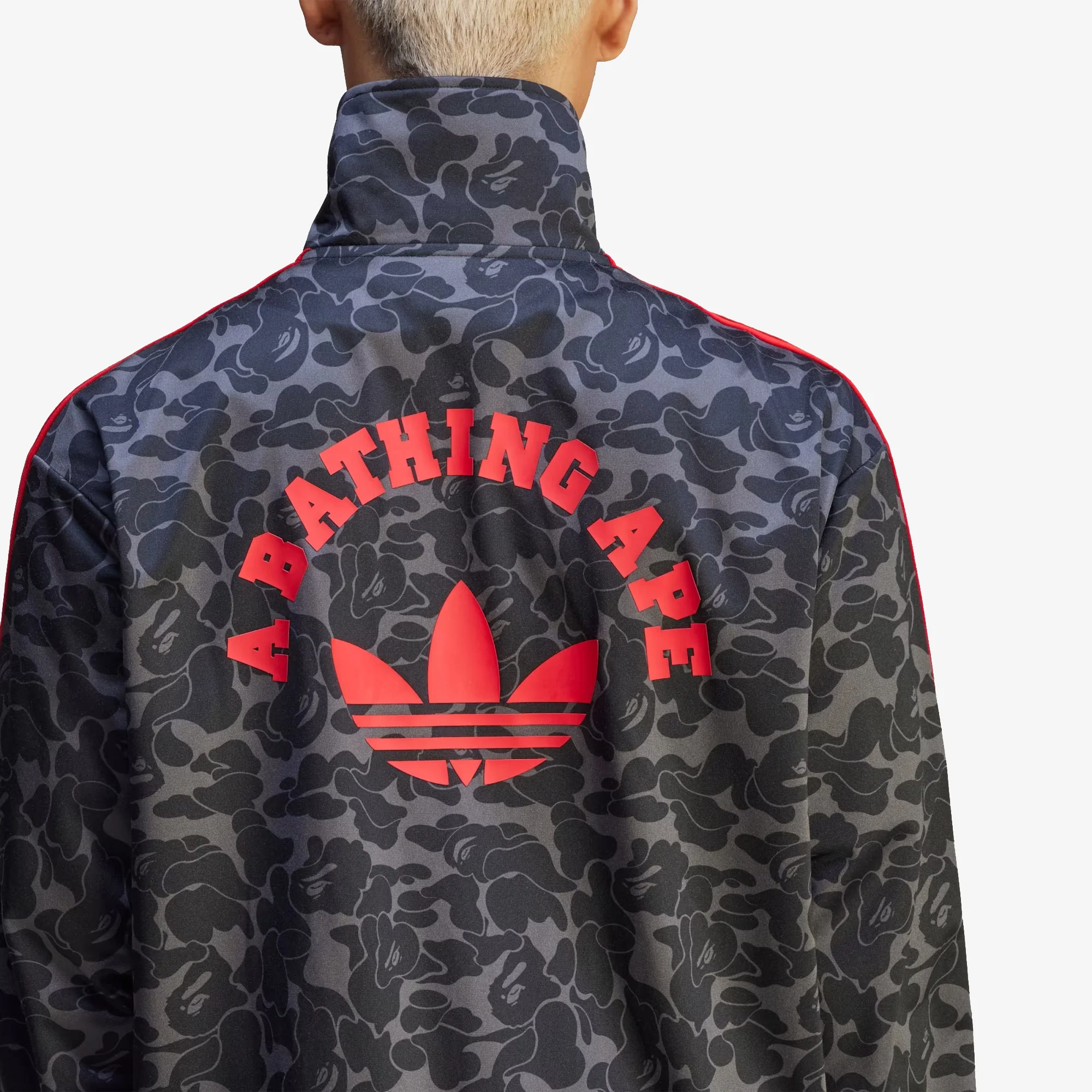 ADIDAS ORIGINALS | BAPE FIREBIRD TRACK TOP { BLACK - Image 3