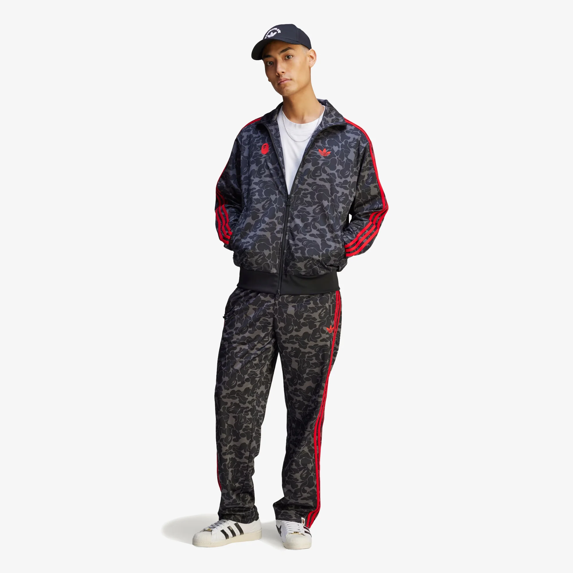 ADIDAS ORIGINALS | BAPE FIREBIRD TRACK TOP { BLACK - Image 6