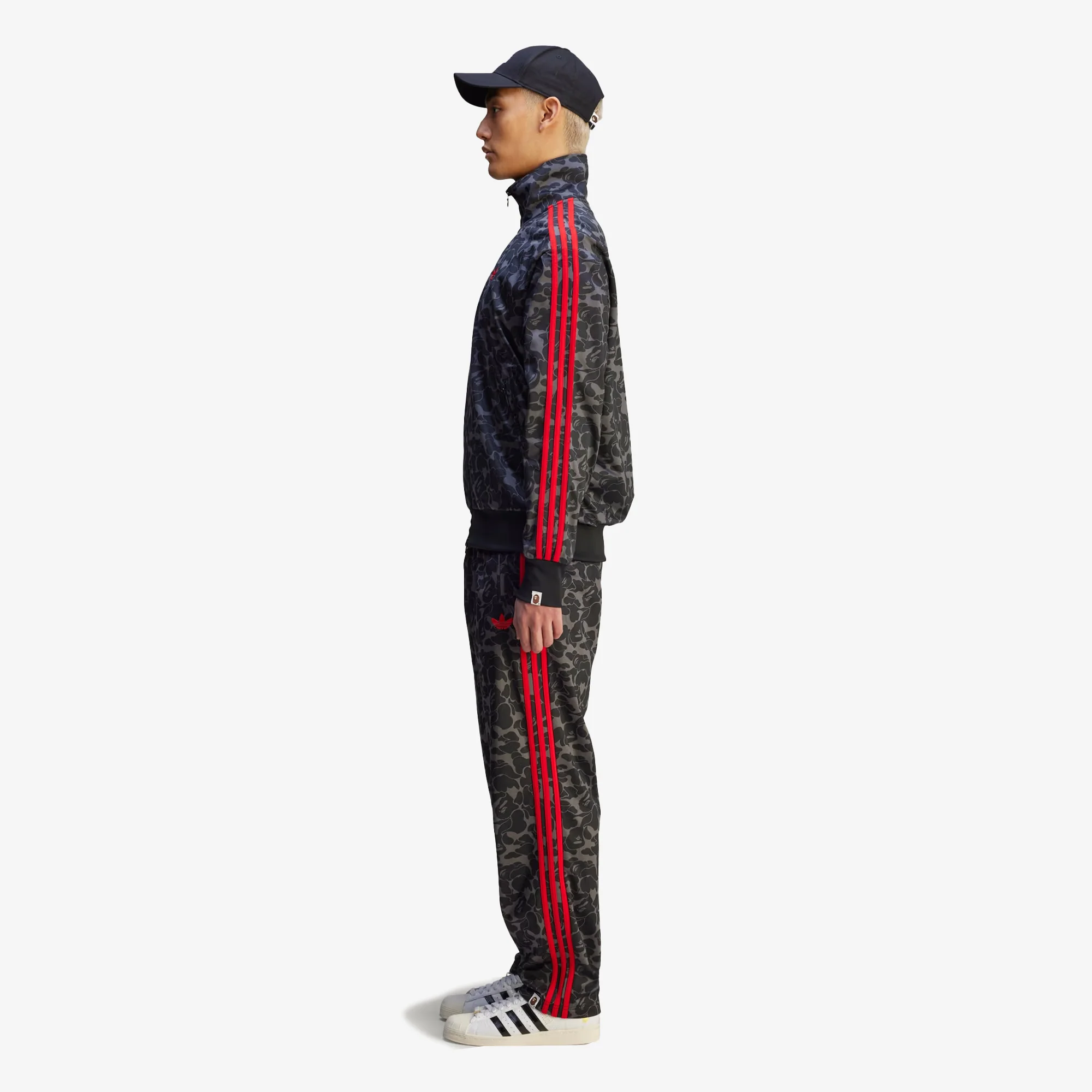ADIDAS ORIGINALS | BAPE FIREBIRD TRACK TOP { BLACK - Image 8