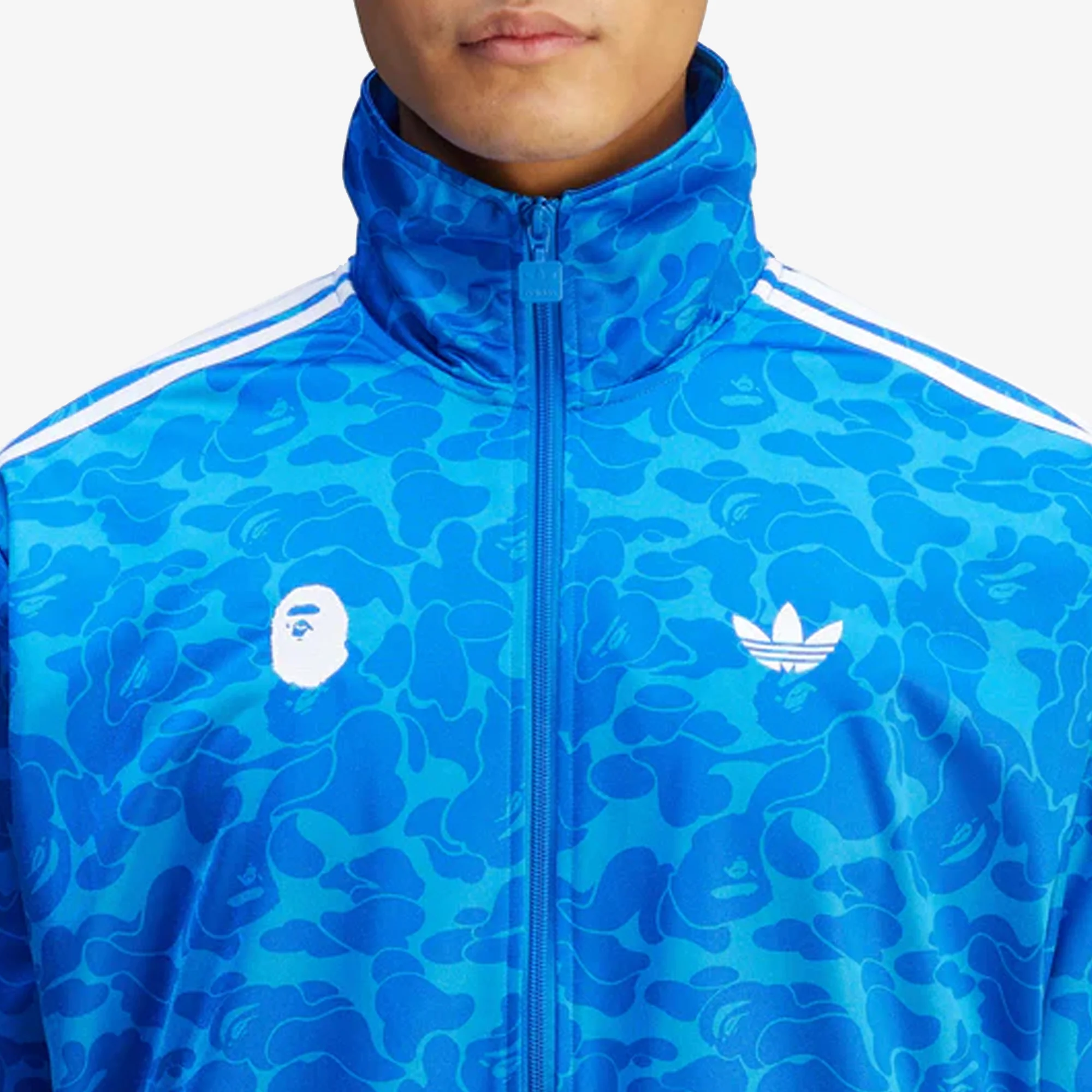 ADIDAS ORIGINALS | BAPE FIREBIRD TRACK TOP { BLUE - Image 4
