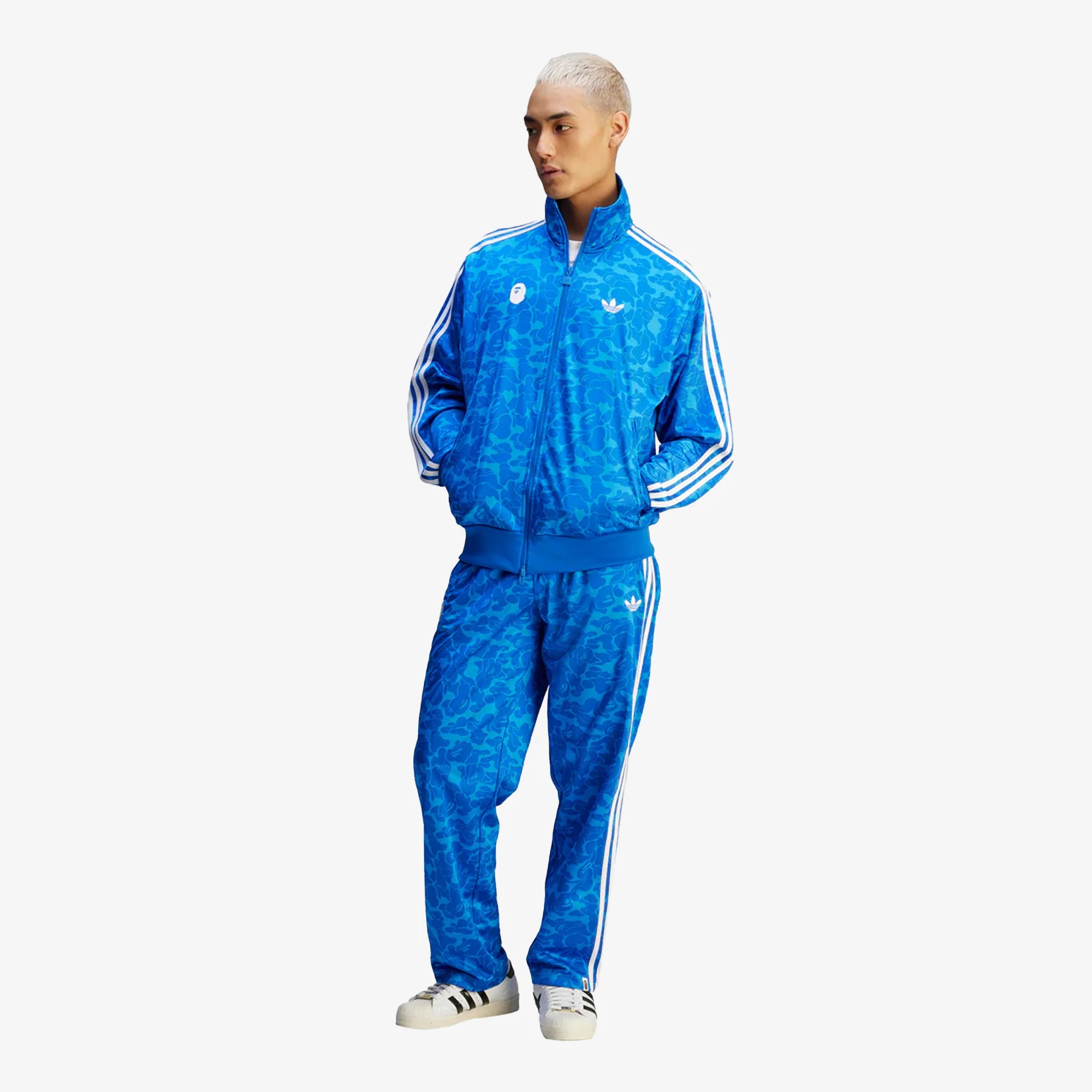 ADIDAS ORIGINALS | BAPE FIREBIRD TRACK TOP { BLUE - Image 6