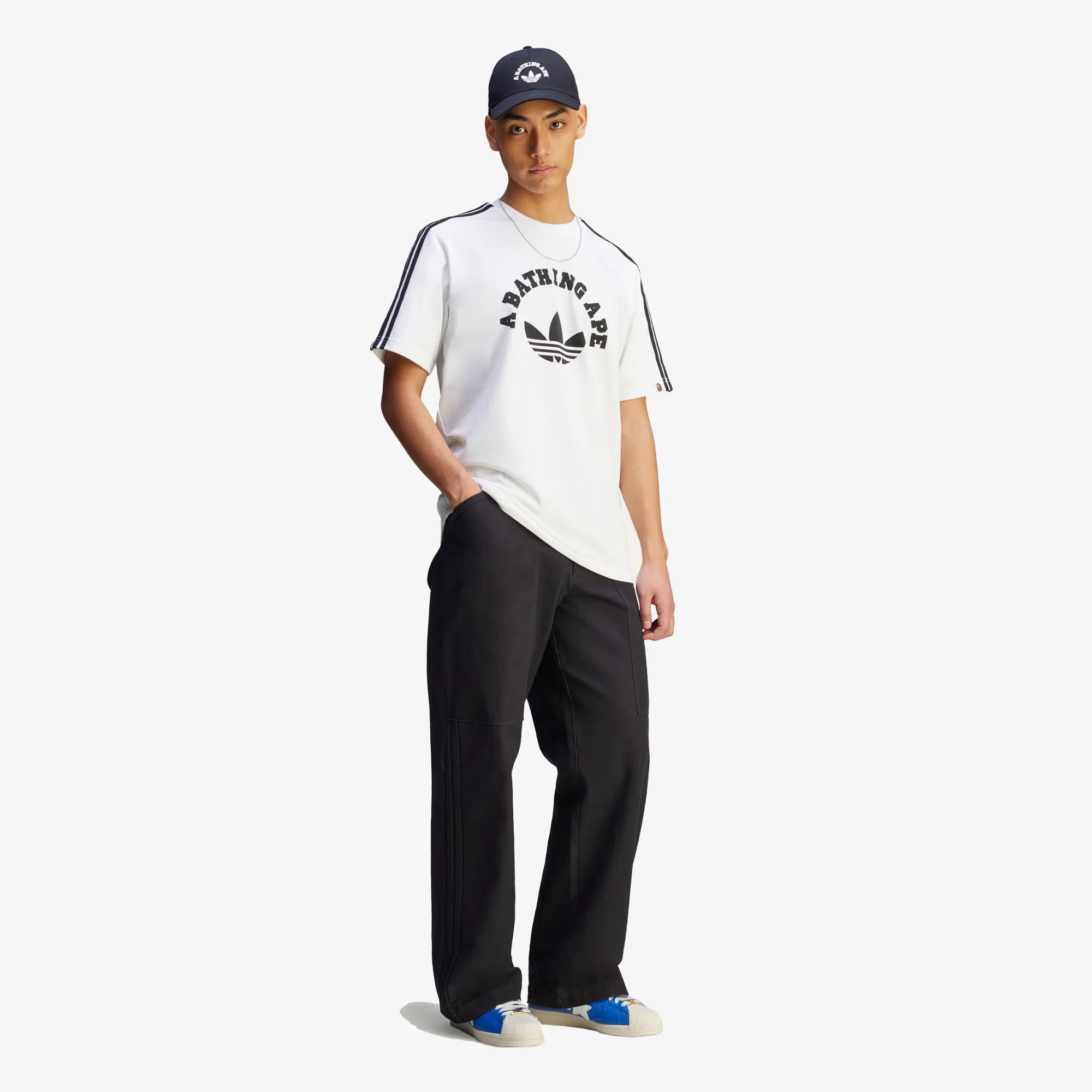 Adidas Originals | BAPE TEE { WHITE - Image 6