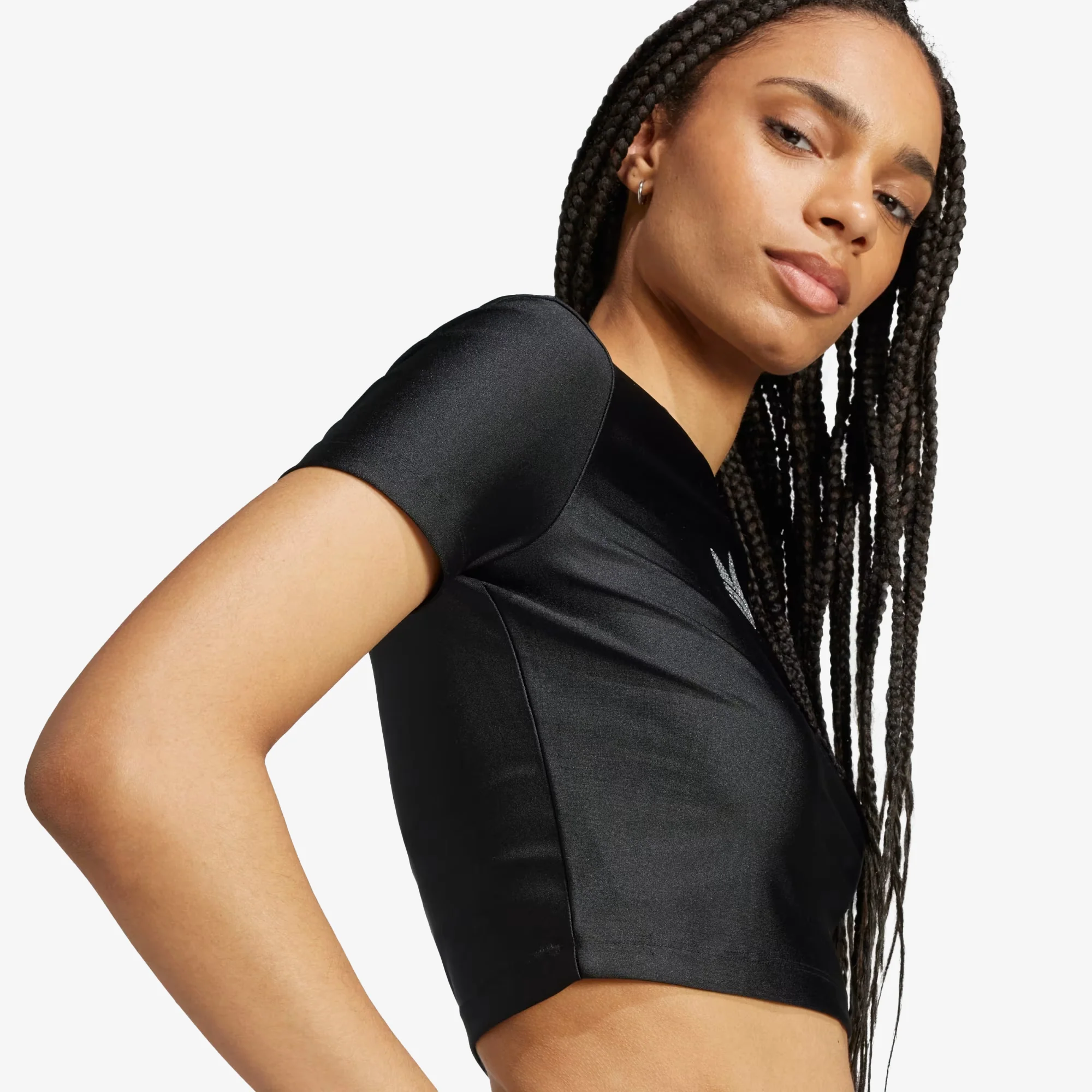 ADIDAS ORIGINALS | BLING TEE { BLACK - Image 4