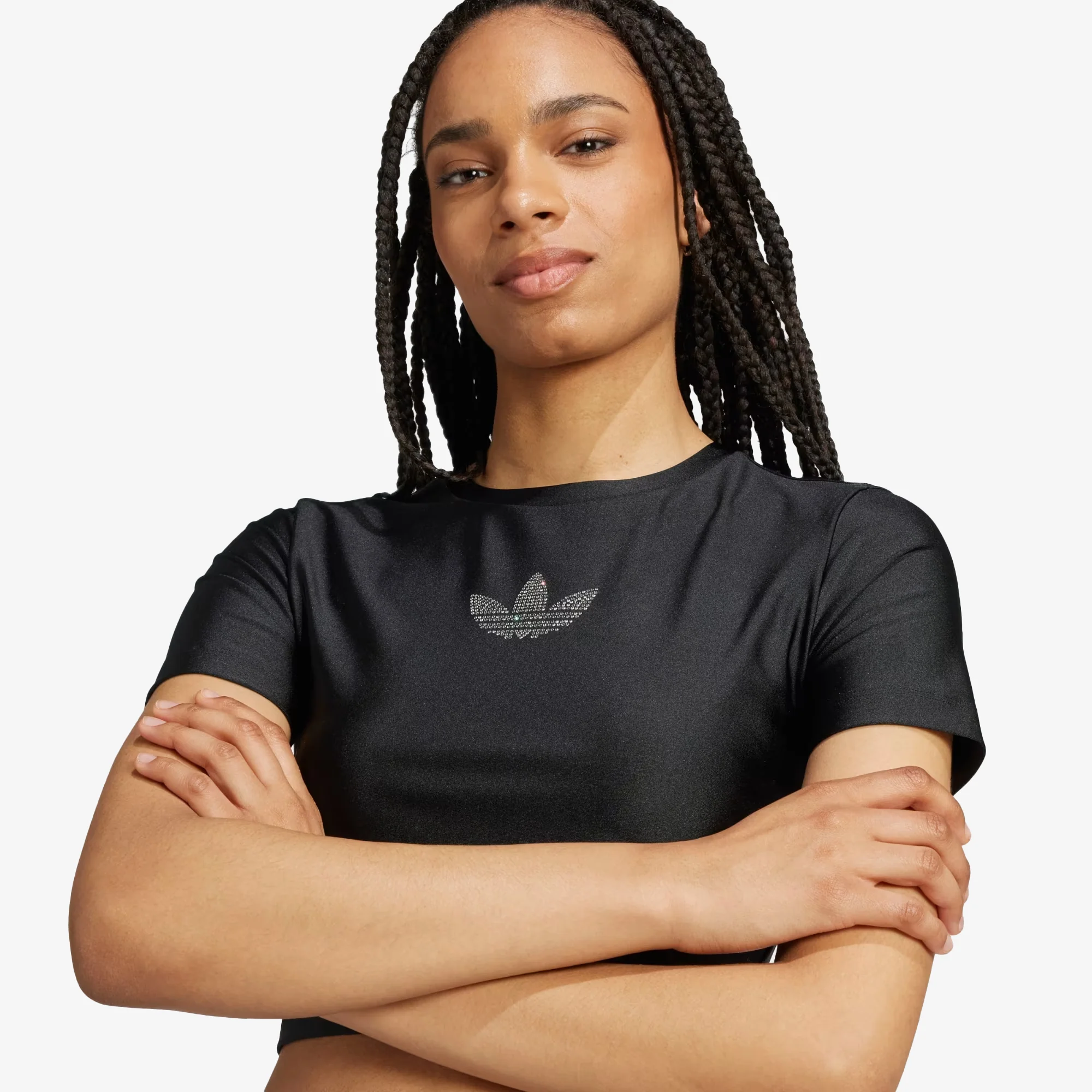 ADIDAS ORIGINALS | BLING TEE { BLACK - Image 5