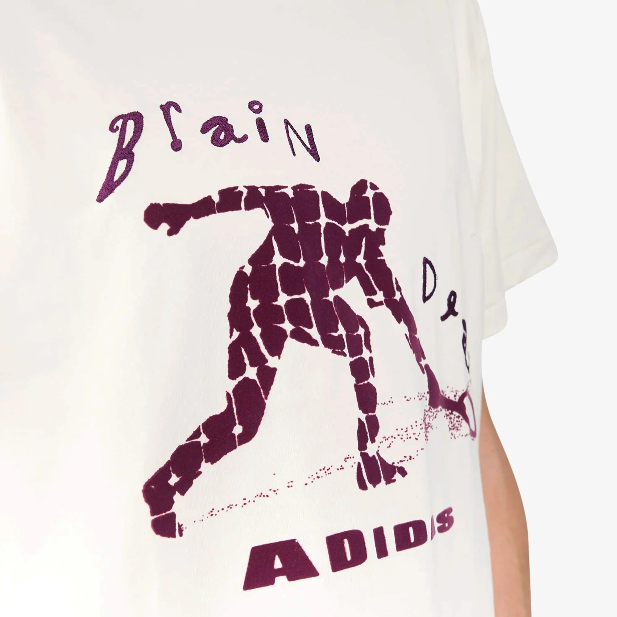ADIDAS ORIGINALS | BRAIN DEAD TEE { WONDER WHITE - Image 4