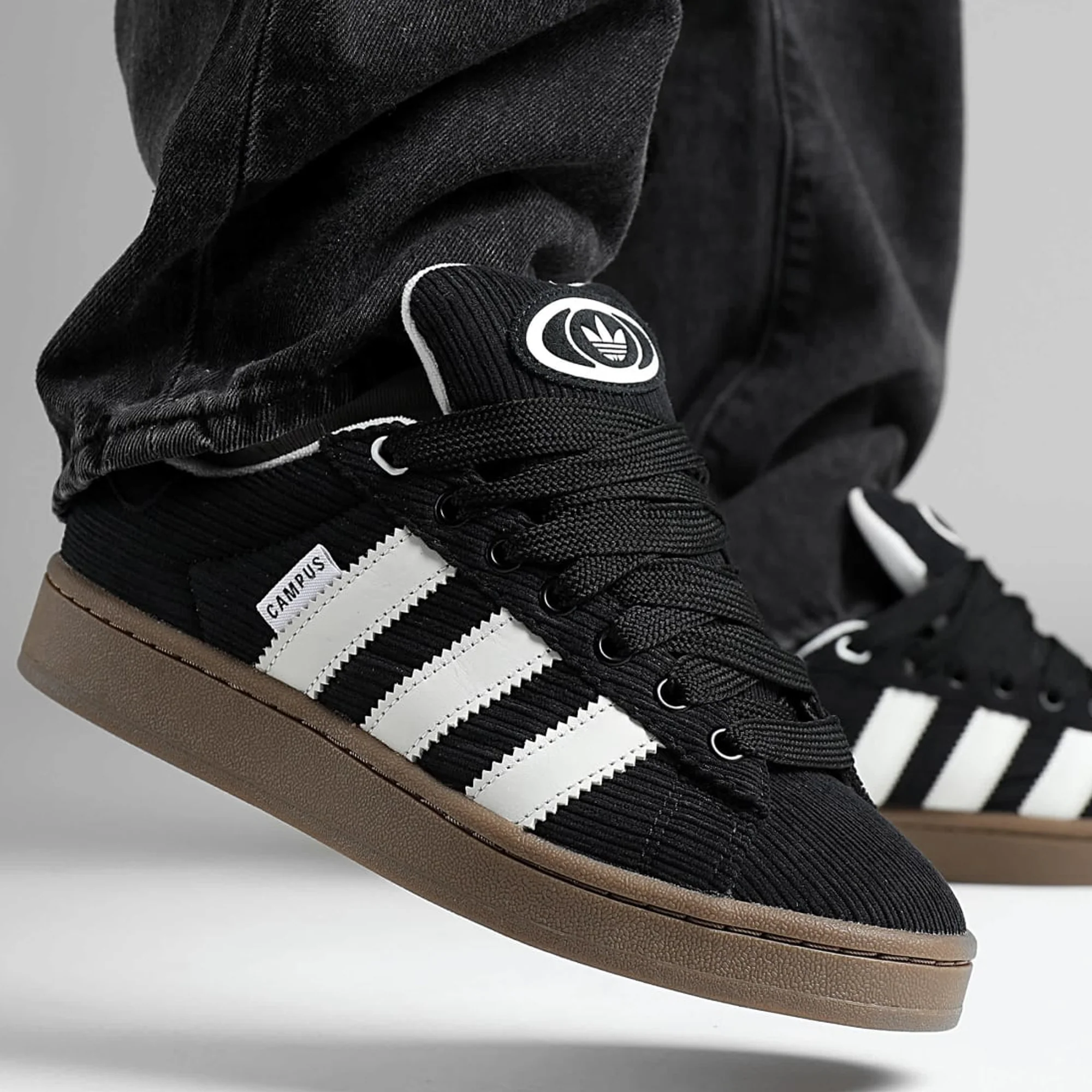 Adidas Originals | CAMPUS 00S { CORE BLACK/WHITE/GUM - Image 8