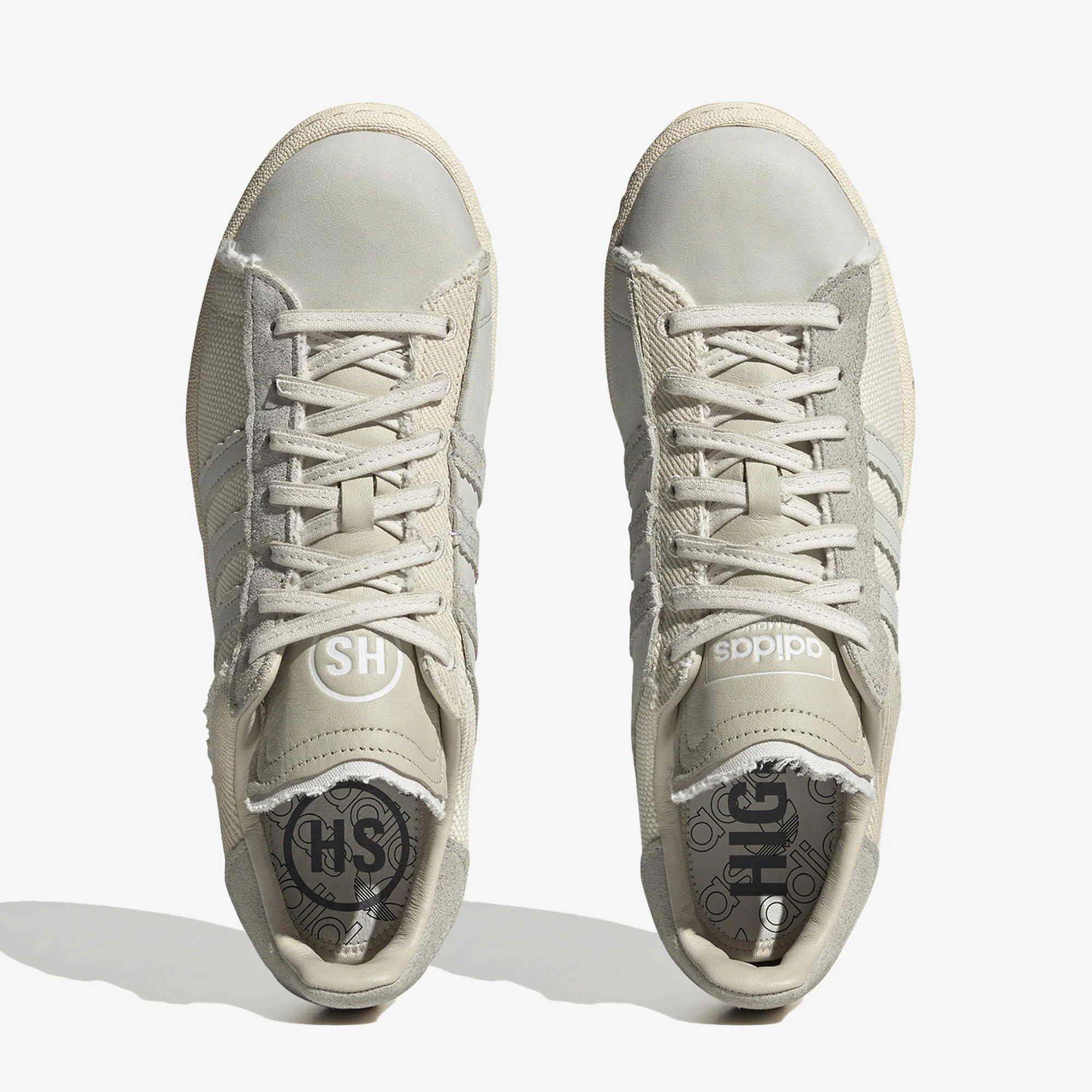 Adidas Originals | CAMPUS HIGHSNOBIETY HIGHART { CRYSTAL WHITE/WHITE TINT/CHALK WHITE - Image 2