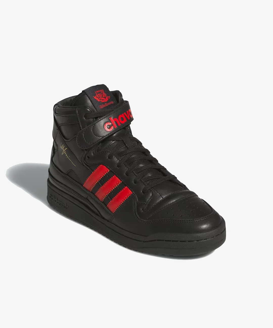 ADIDAS ORIGINALS | x CHAVARRIA FORUM 84 { CORE BLACK/RED - Image 3