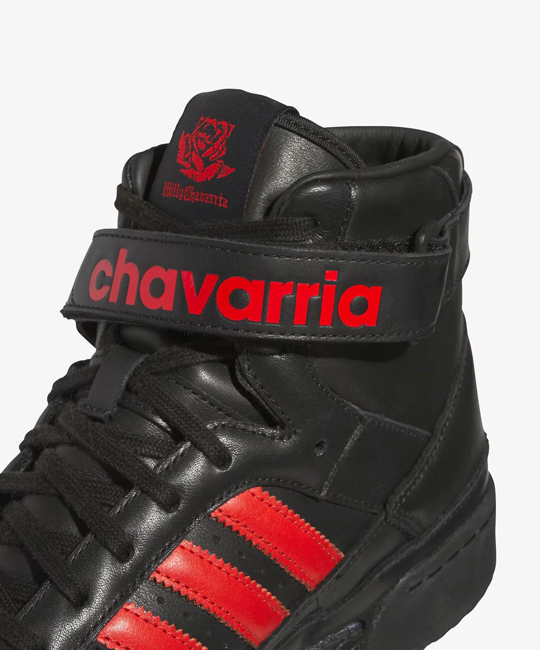 ADIDAS ORIGINALS | x CHAVARRIA FORUM 84 { CORE BLACK/RED - Image 5
