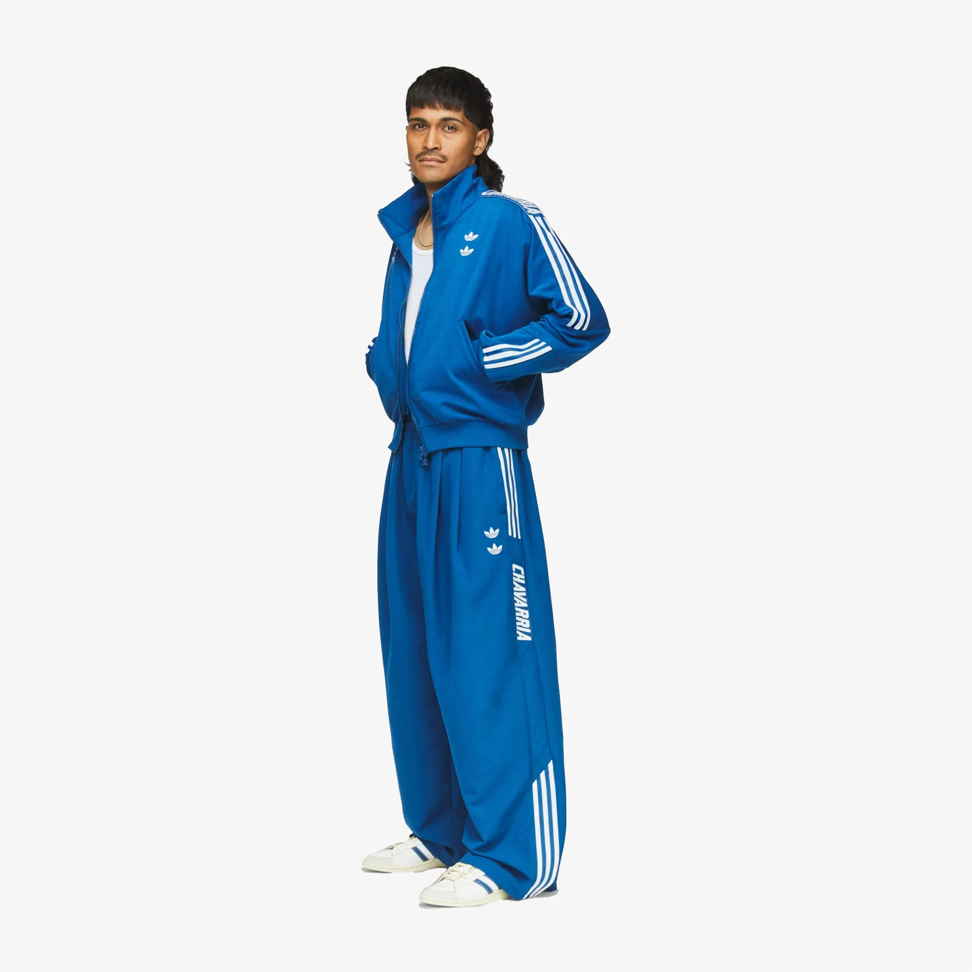 ADIDAS ORIGINALS | CHAVARRIA KNIT TRACK JACKET { DARK MARINE - Image 6