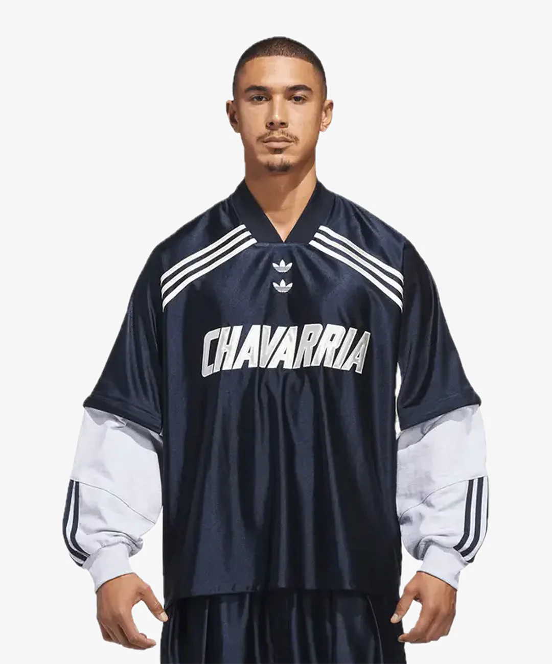 Adidas Originals | CHAVARRIA LS DAZZLE JERSEY { LEGEND INK/LIGHT GREY HEATHER