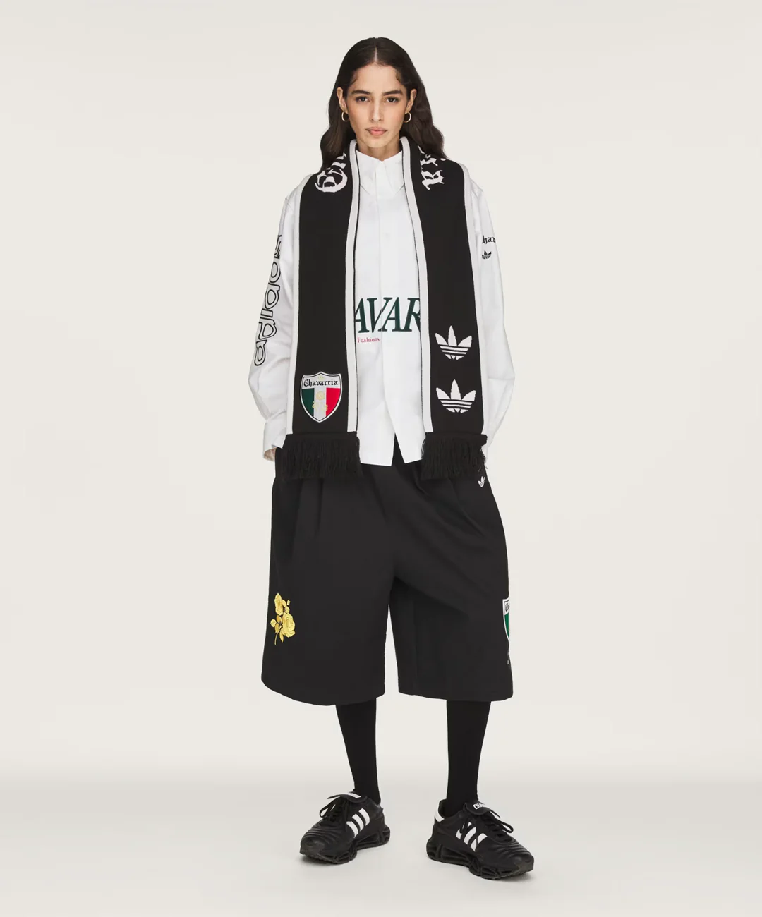 Adidas Originals | CHAVARRIA SOCCER SCARF { BLACK/BETTER SCARLET/COLLEGIATE GREEN - Image 5