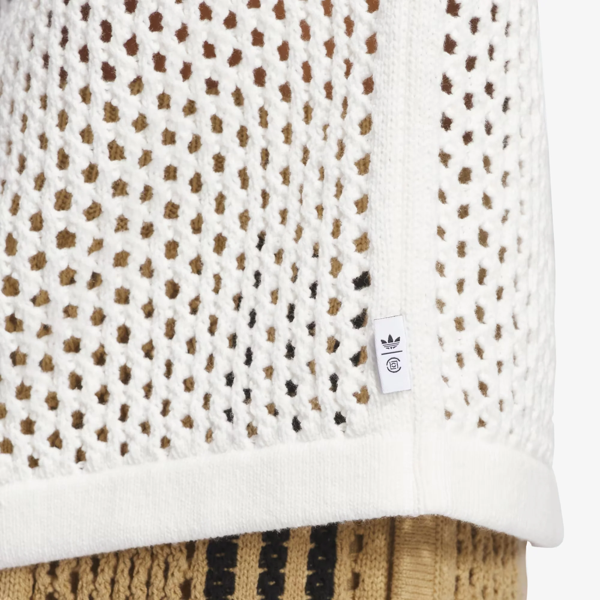 ADIDAS ORIGINALS | CLOT CROCHET POLO BY EDISON CHEN { CORE WHITE - Image 4
