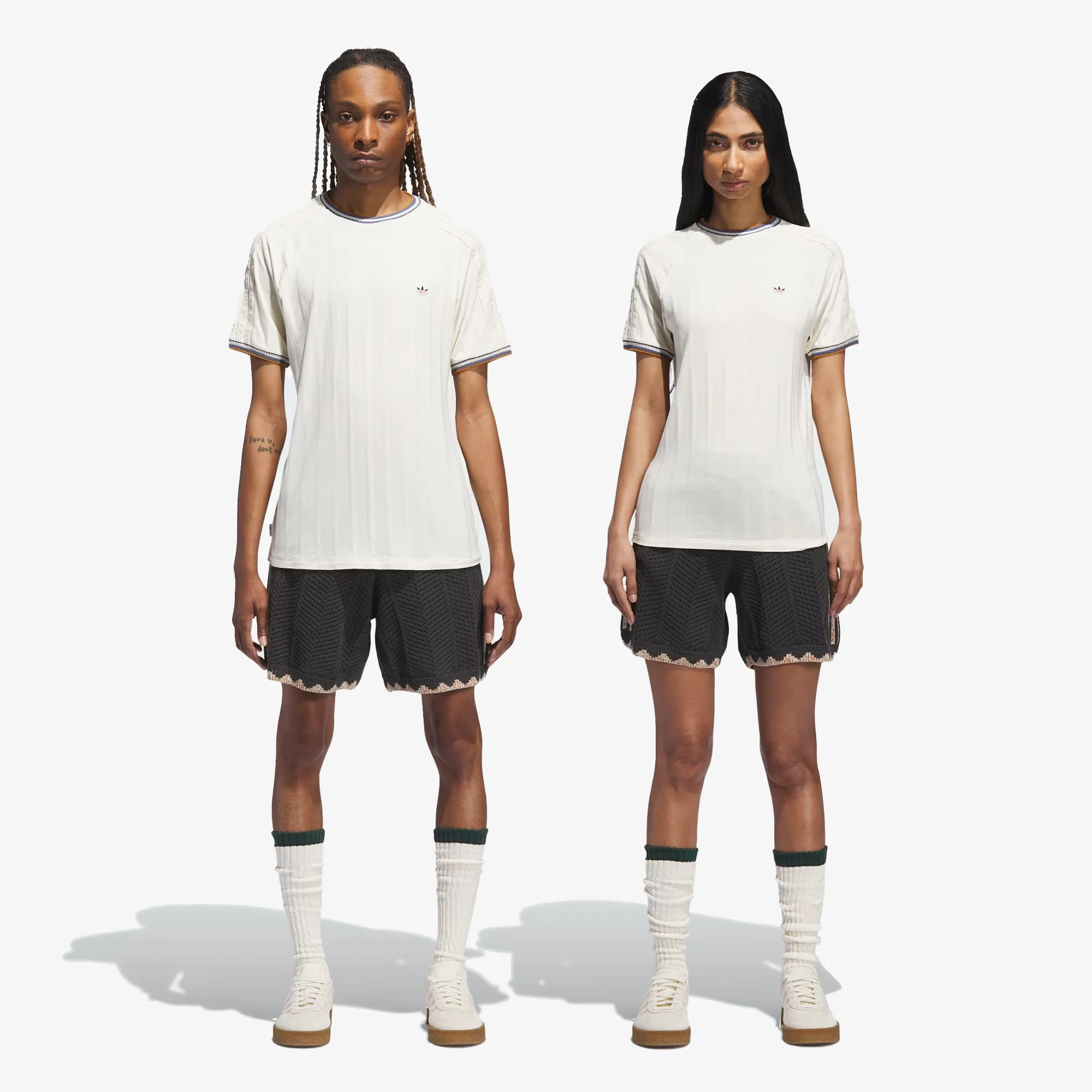 ADIDAS ORIGINALS | CLOT CROCHET SHORTS BY EDISON CHEN { CARBON - Image 6