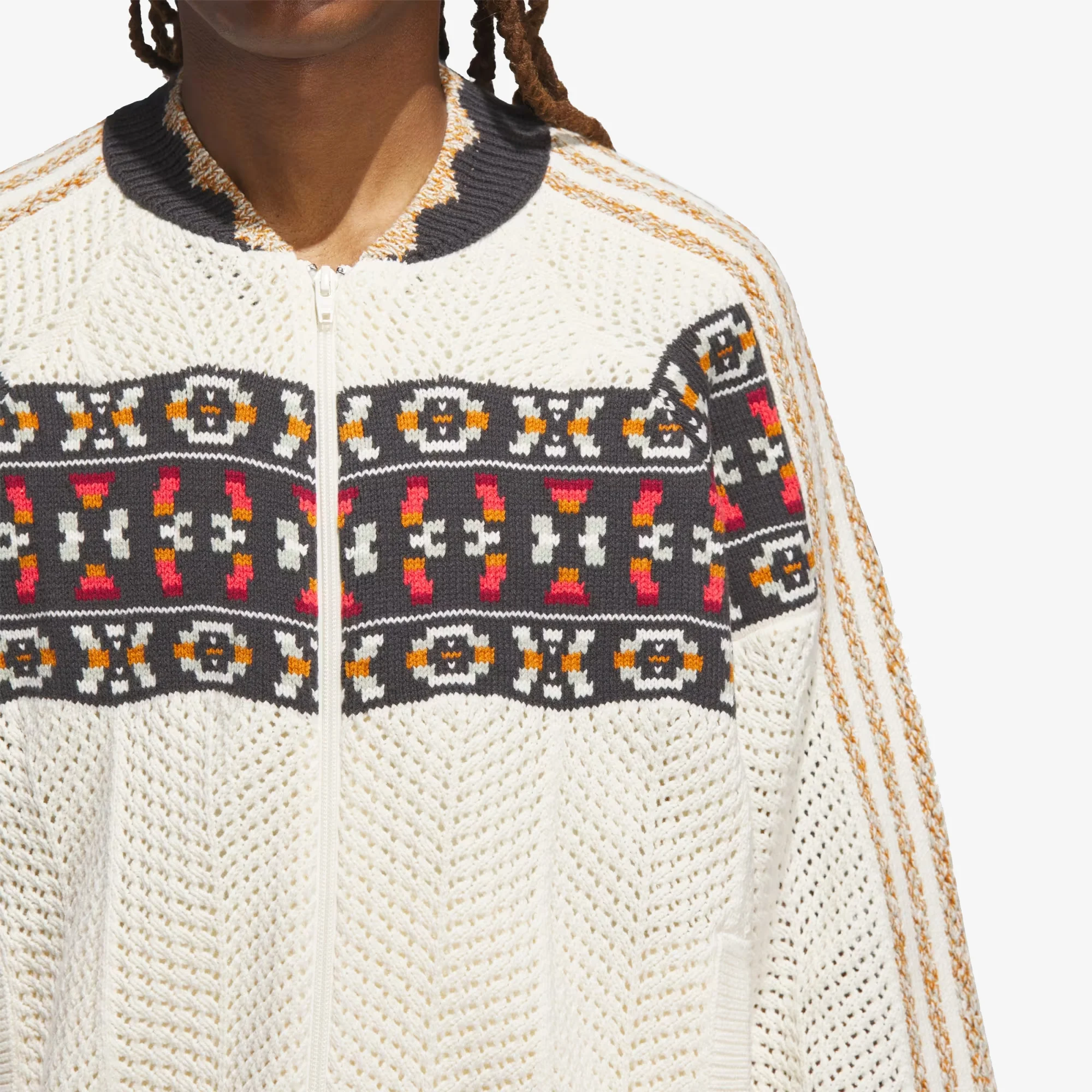 ADIDAS ORIGINALS | CLOT CROCHET SST TRACK TOP BY EDISON CHEN { CREAM WHITE - Image 3