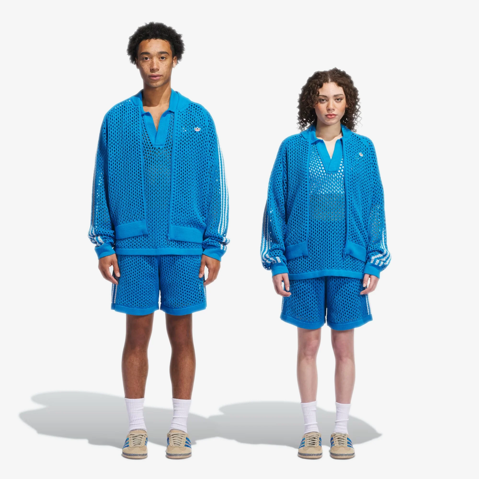 ADIDAS ORIGINALS | CLOT CROCHET TRACK TOP BY EDISON CHEN { BRIGHT BLUE - Image 6