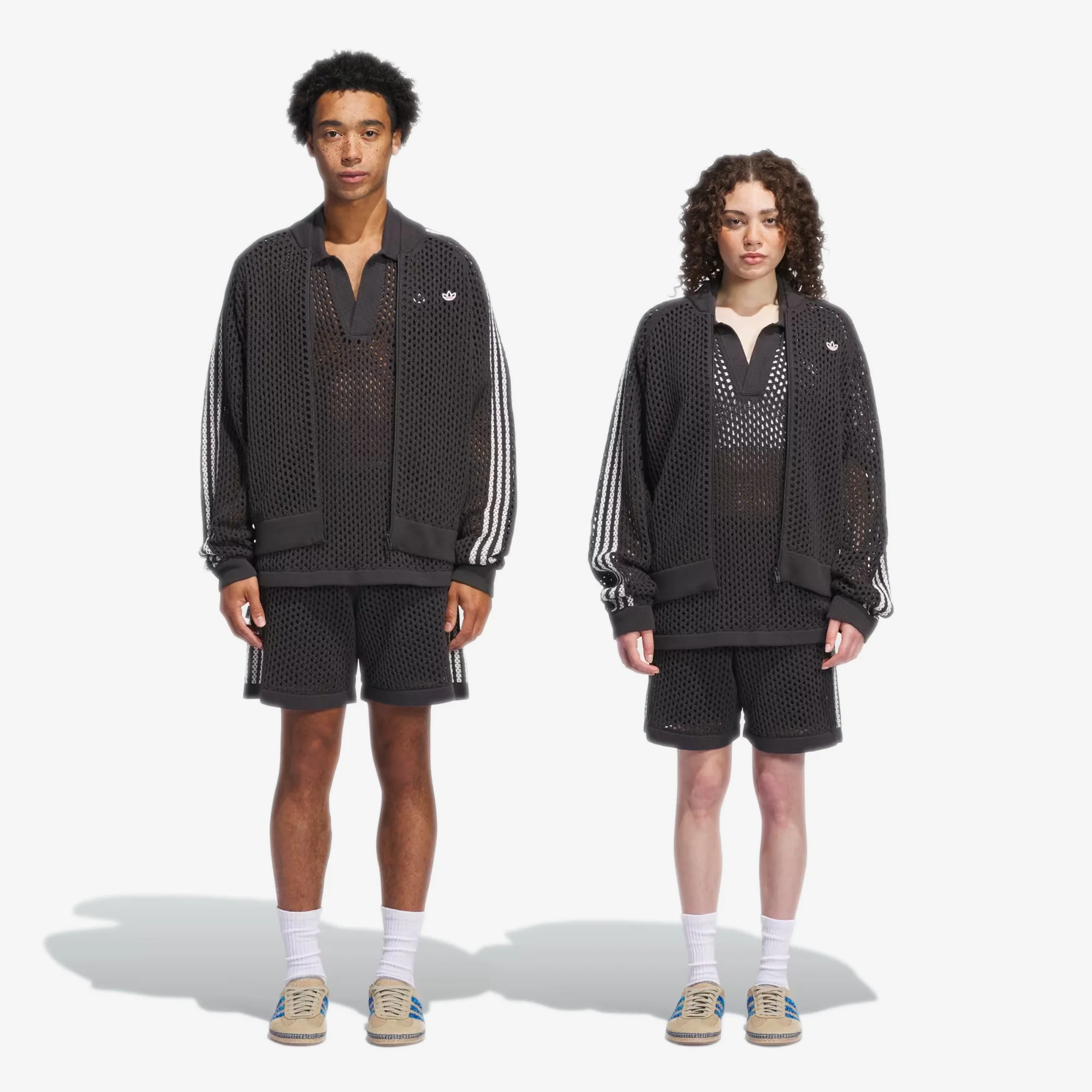 ADIDAS ORIGINALS | CLOT CROCHET TRACK TOP BY EDISON CHEN { CARBON - Image 4