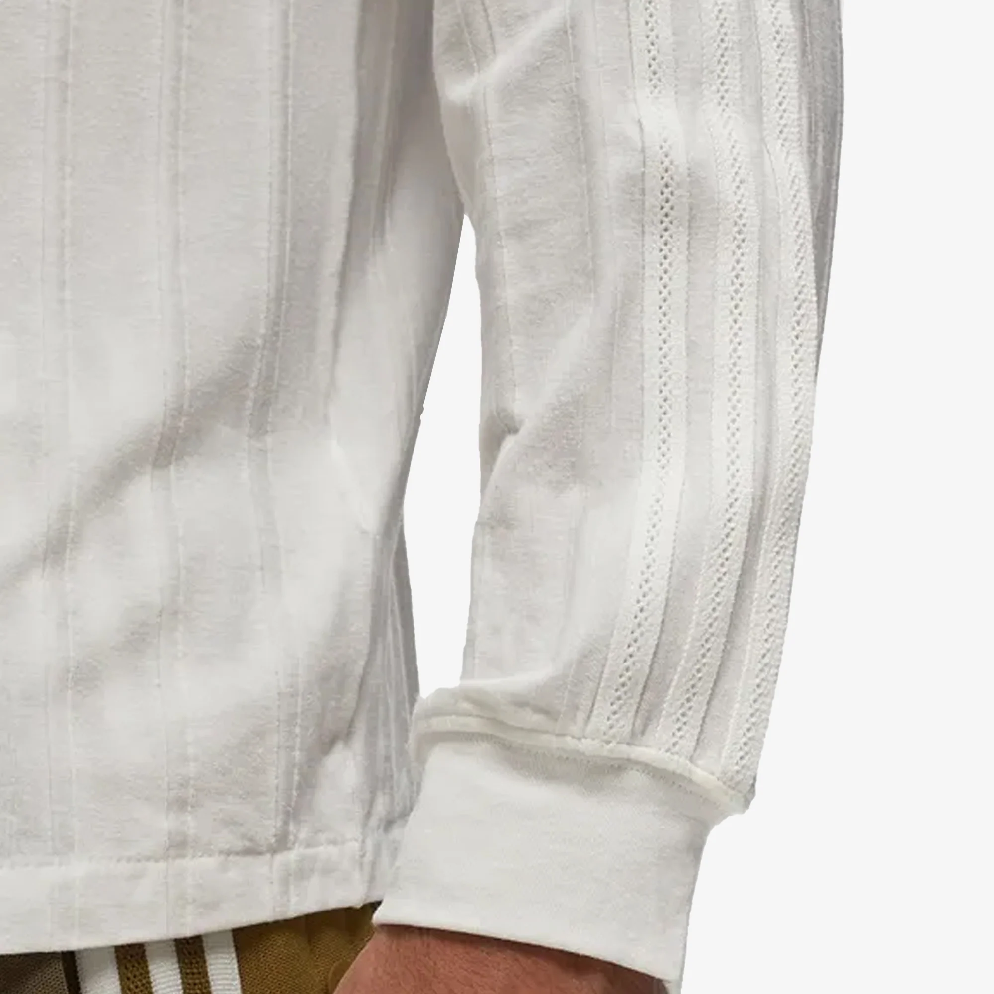 ADIDAS ORIGINALS | CLOT LONG SLEEVE RIBBED TEE BY EDISON CHEN { CORE WHITE/CORE WHITE - Image 3