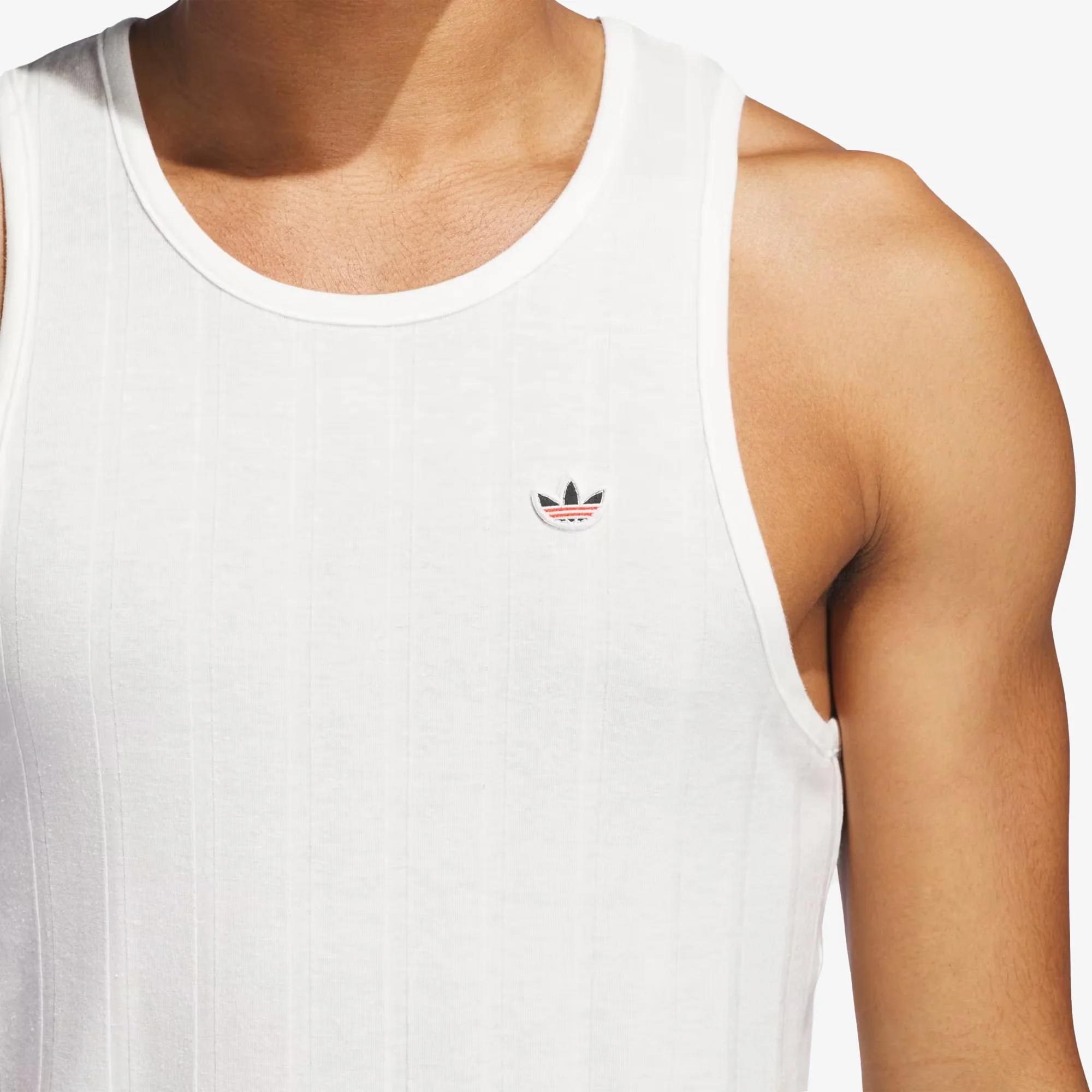 ADIDAS ORIGINALS | CLOT RIB TANK BY EDISON CHEN { CORE WHITE - Image 3
