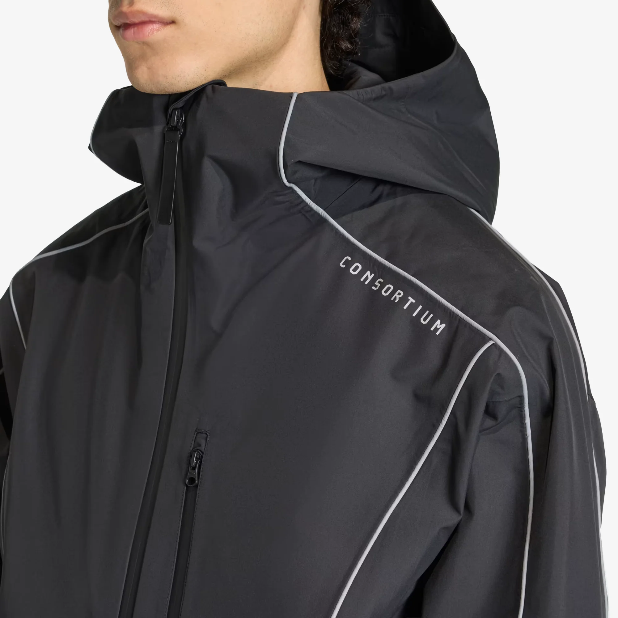ADIDAS ORIGINALS | CONSORTIUM JACKET { BLACK - Image 4