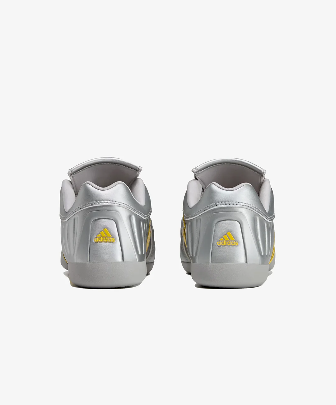 ADIDAS ORIGINALS | ELITE MEI MIAOU SLIP ON { SILVER METALLIC/NAVY/HAZY YELLOW - Image 4