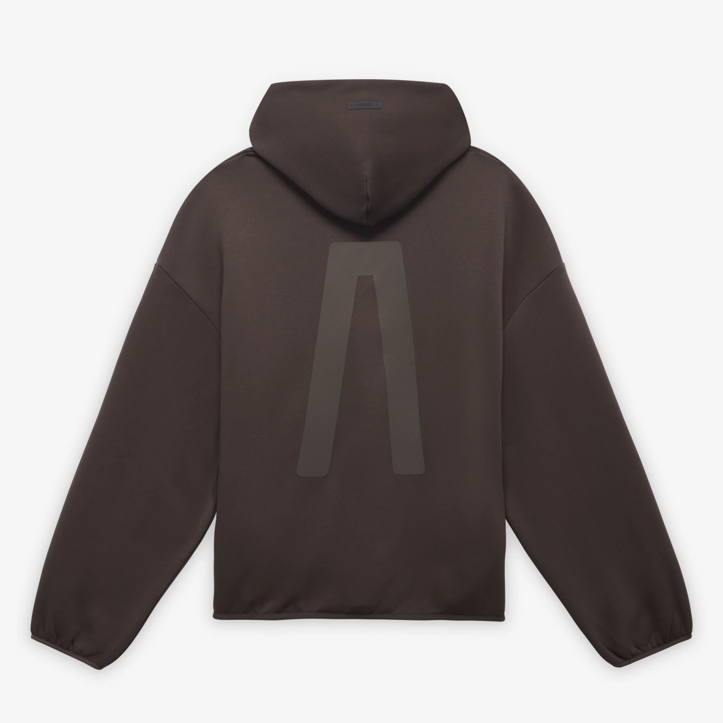 ADIDAS ORIGINALS | FEAR OF GOD ATHLETICS SOLID FLEECE HOODIE { NIGHT BROWN - Image 2