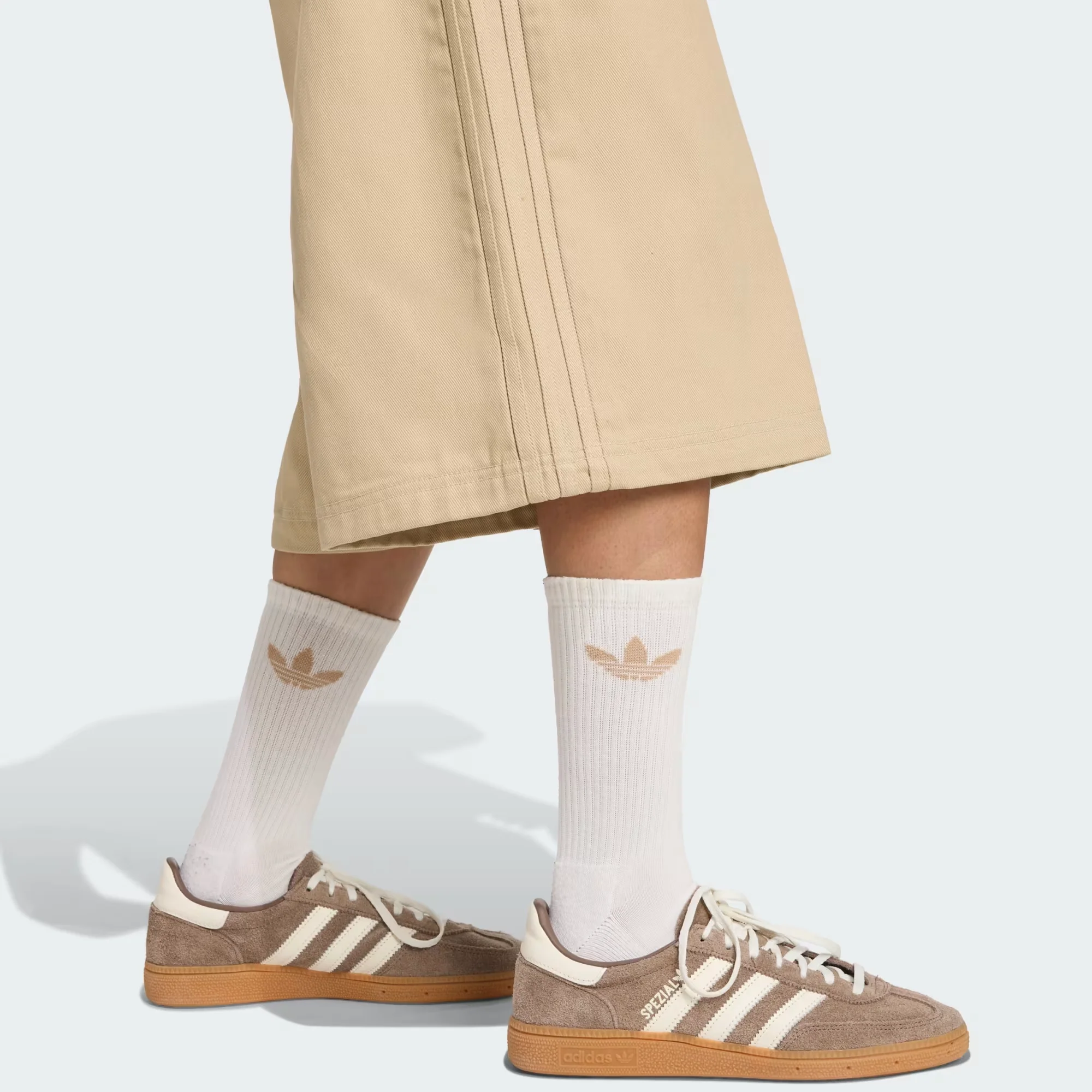 Adidas Originals | FIREBIRD UTILITY JORTS { STONE KHAKI - Image 3
