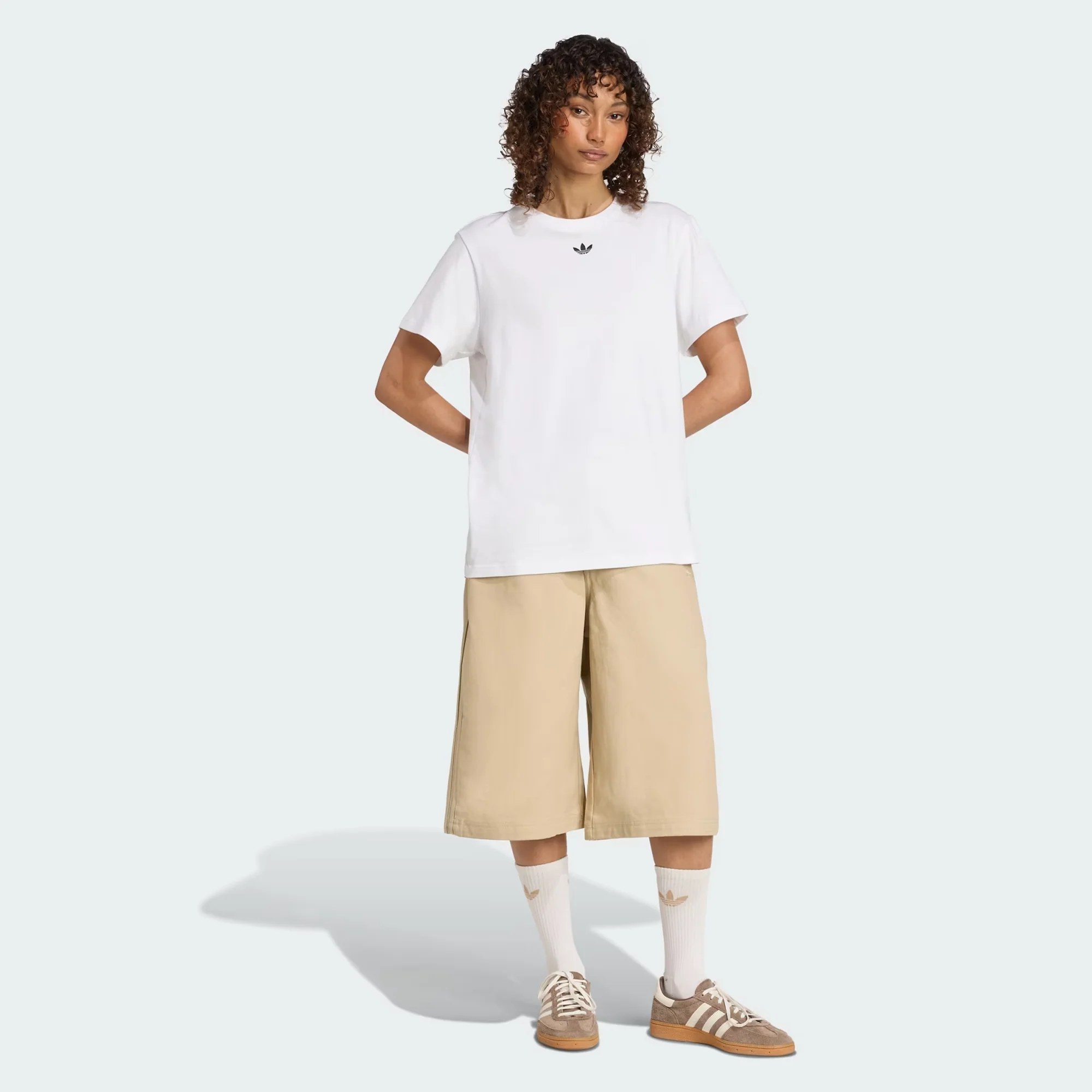 Adidas Originals | FIREBIRD UTILITY JORTS { STONE KHAKI - Image 6