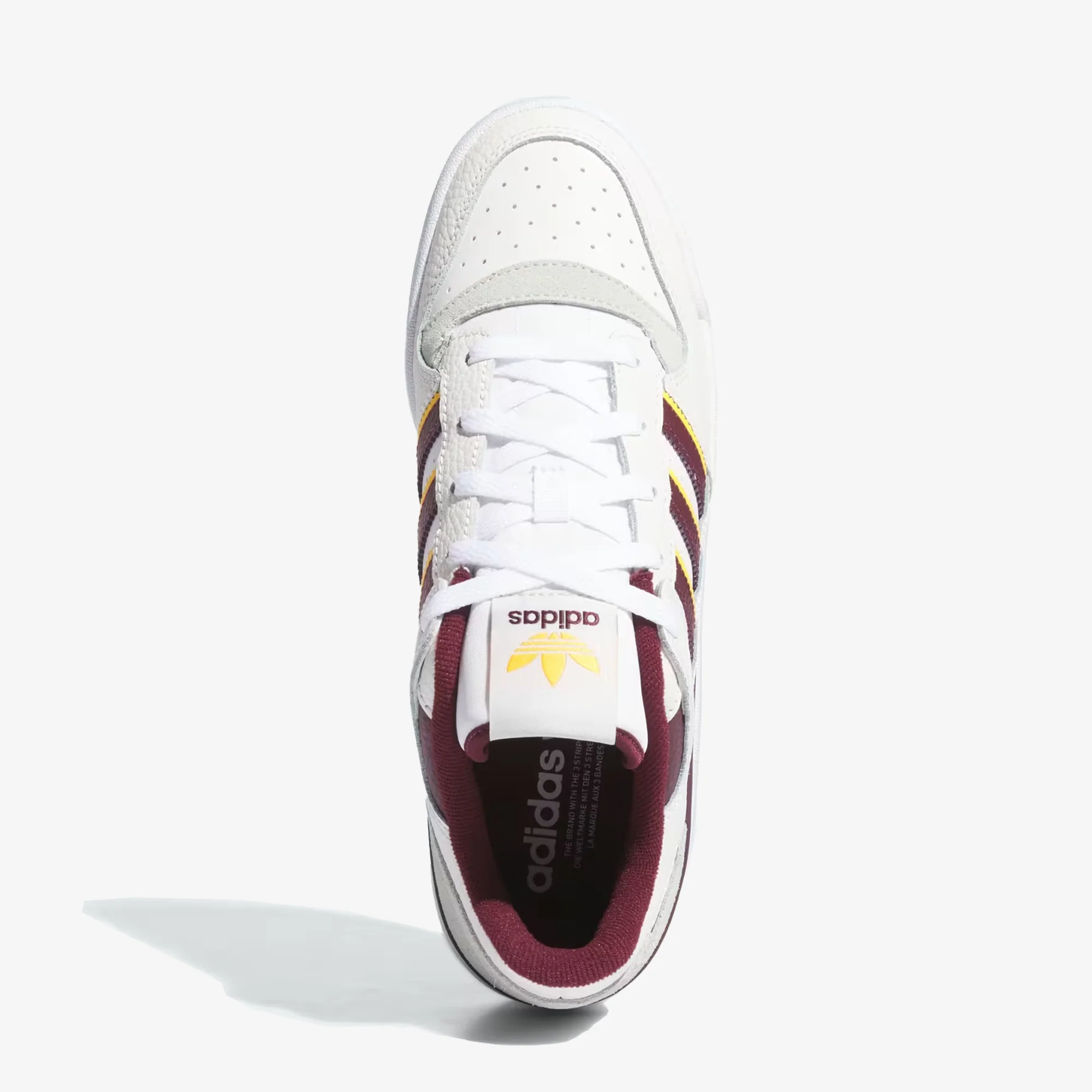ADIDAS ORIGINALS | FORUM LOW CL { CORE WHITE/TEAM MAROON 2/CLOUD WHITE - Image 2