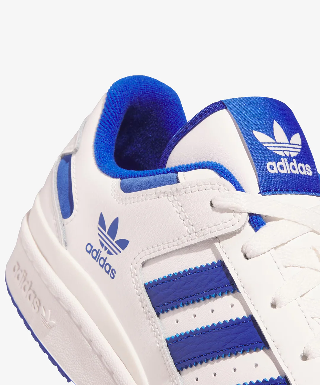 ADIDAS ORIGINALS | FORUM LOW CL { CORE WHITE/ TEAM ROYAL BLUE/ CORE BLUE - Image 5