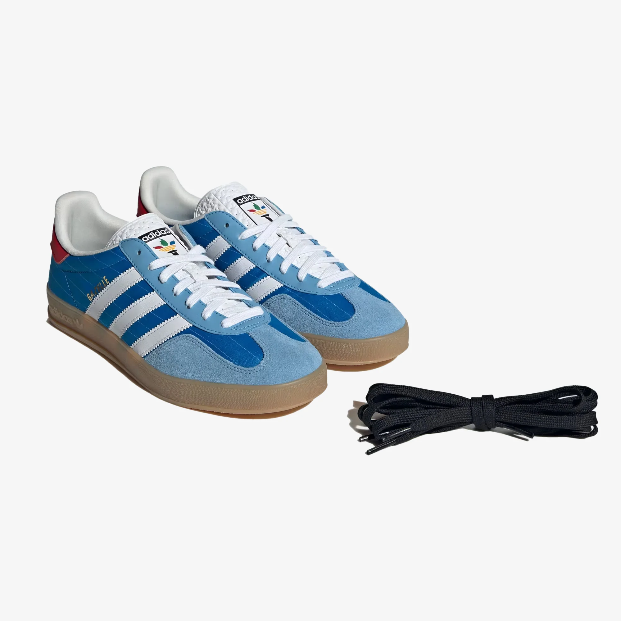 ADIDAS ORIGINALS | GAZELLE INDOOR { BRIGHT BLUE/CLOUD WHITE/GUM - Image 3
