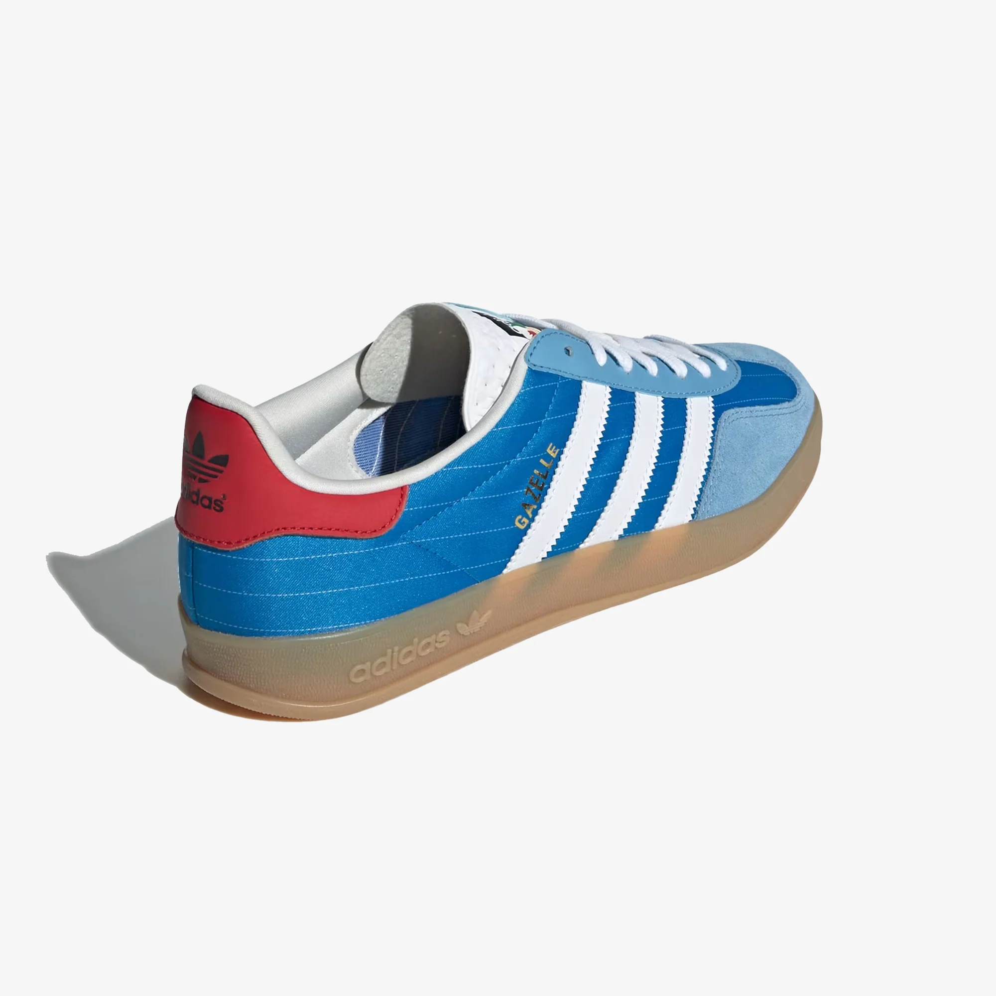 ADIDAS ORIGINALS | GAZELLE INDOOR { BRIGHT BLUE/CLOUD WHITE/GUM - Image 5