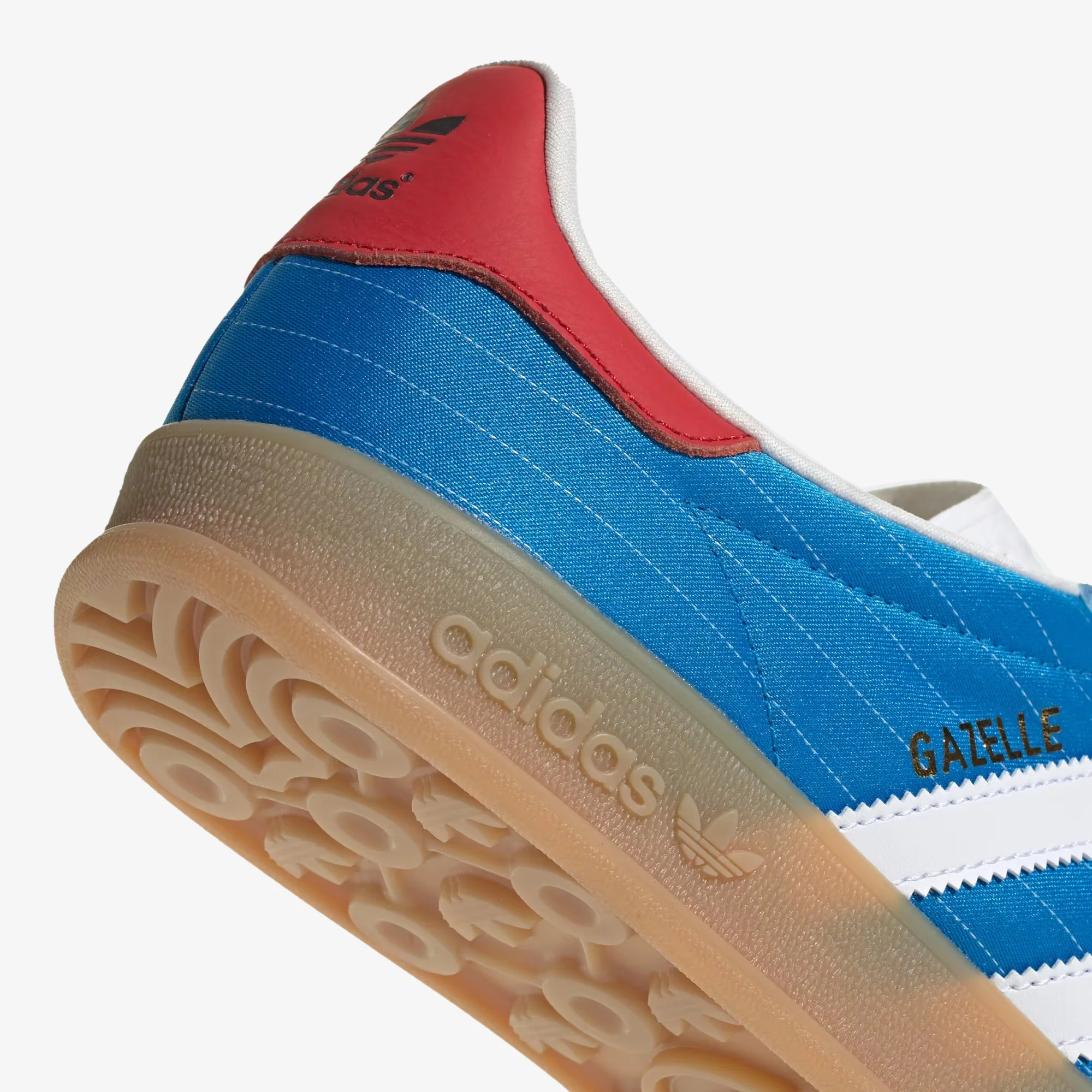 ADIDAS ORIGINALS | GAZELLE INDOOR { BRIGHT BLUE/CLOUD WHITE/GUM - Image 7